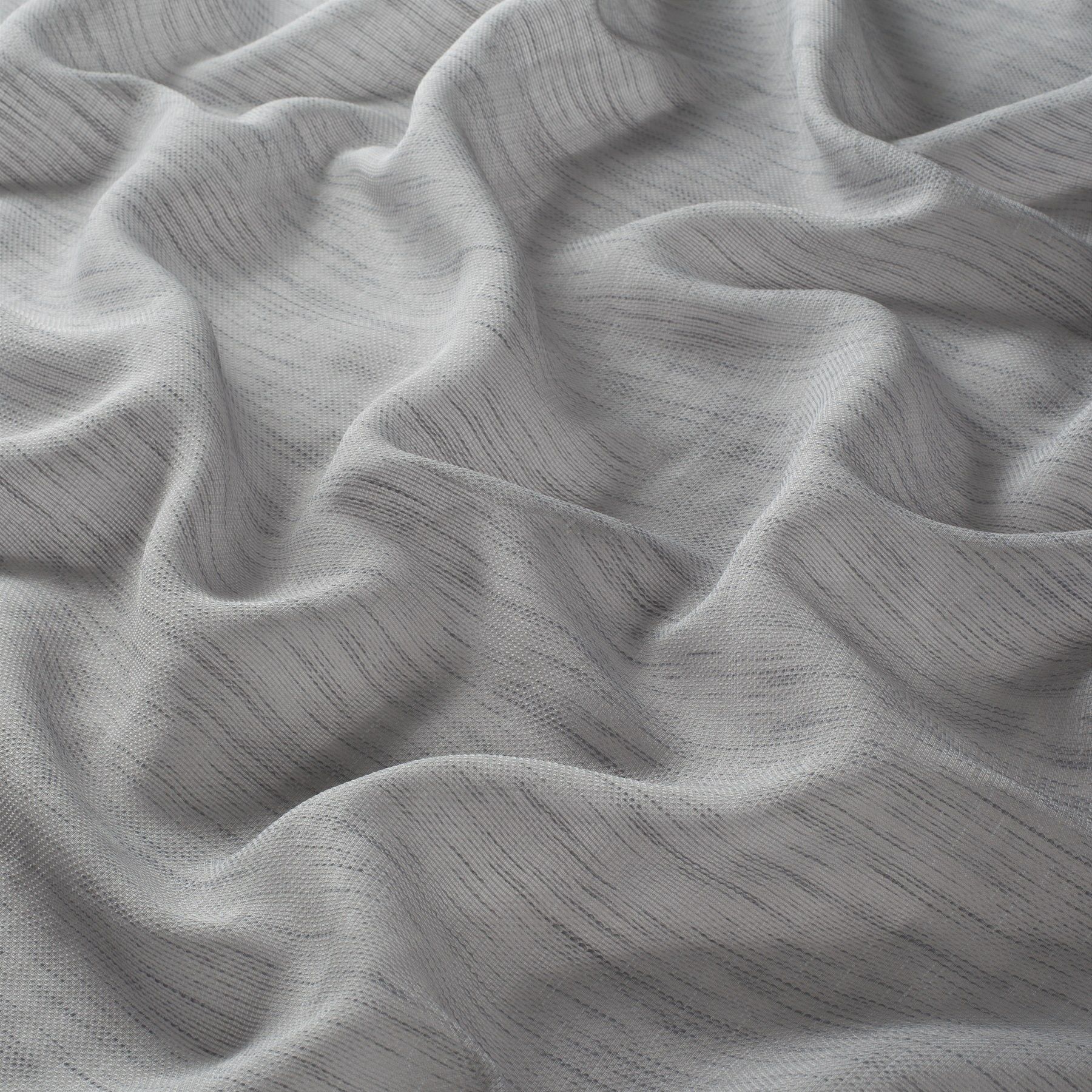 1 6911 092 Amari Gardinenstoff Halbtransparent Meterware Grau