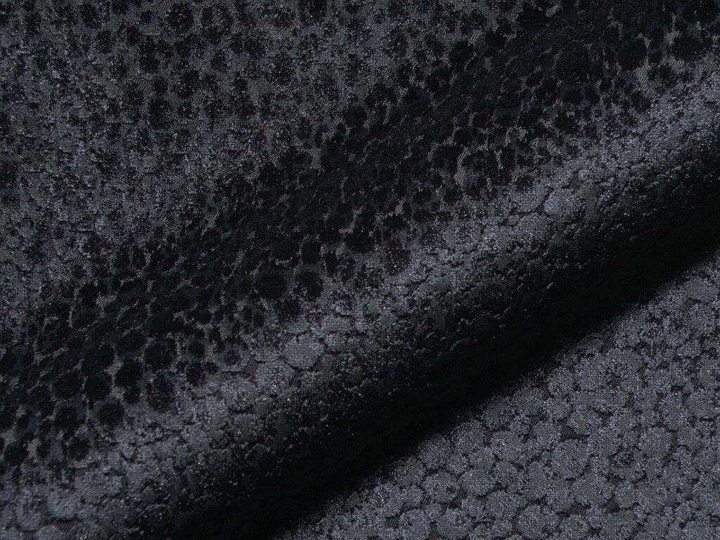 Salea 157 Hoepke Microfaser Stoff Gemustert Schwarz