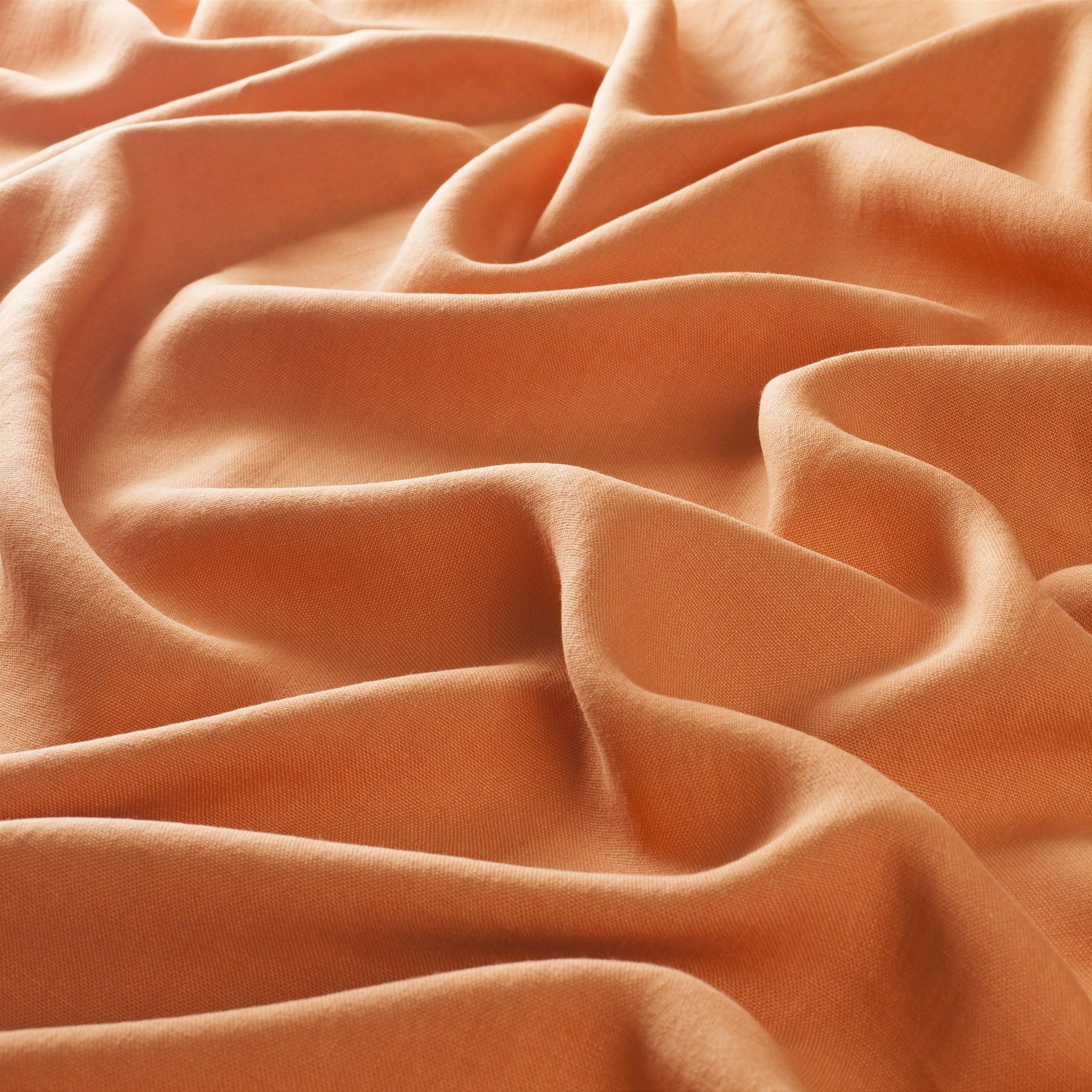 Ca1256 060 Rosy Linen Vorhangstoffe Landhausstil Meterware Orange