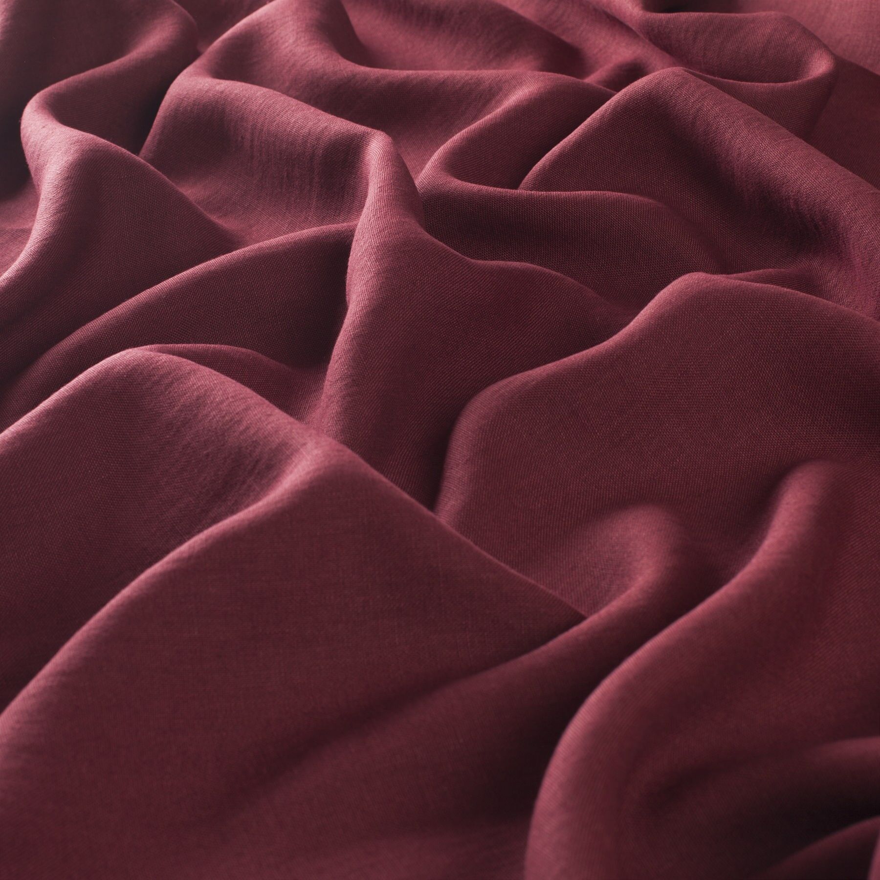 Ca1256 067 Rosy Linen Vorhangstoffe Landhausstil Meterware Rot