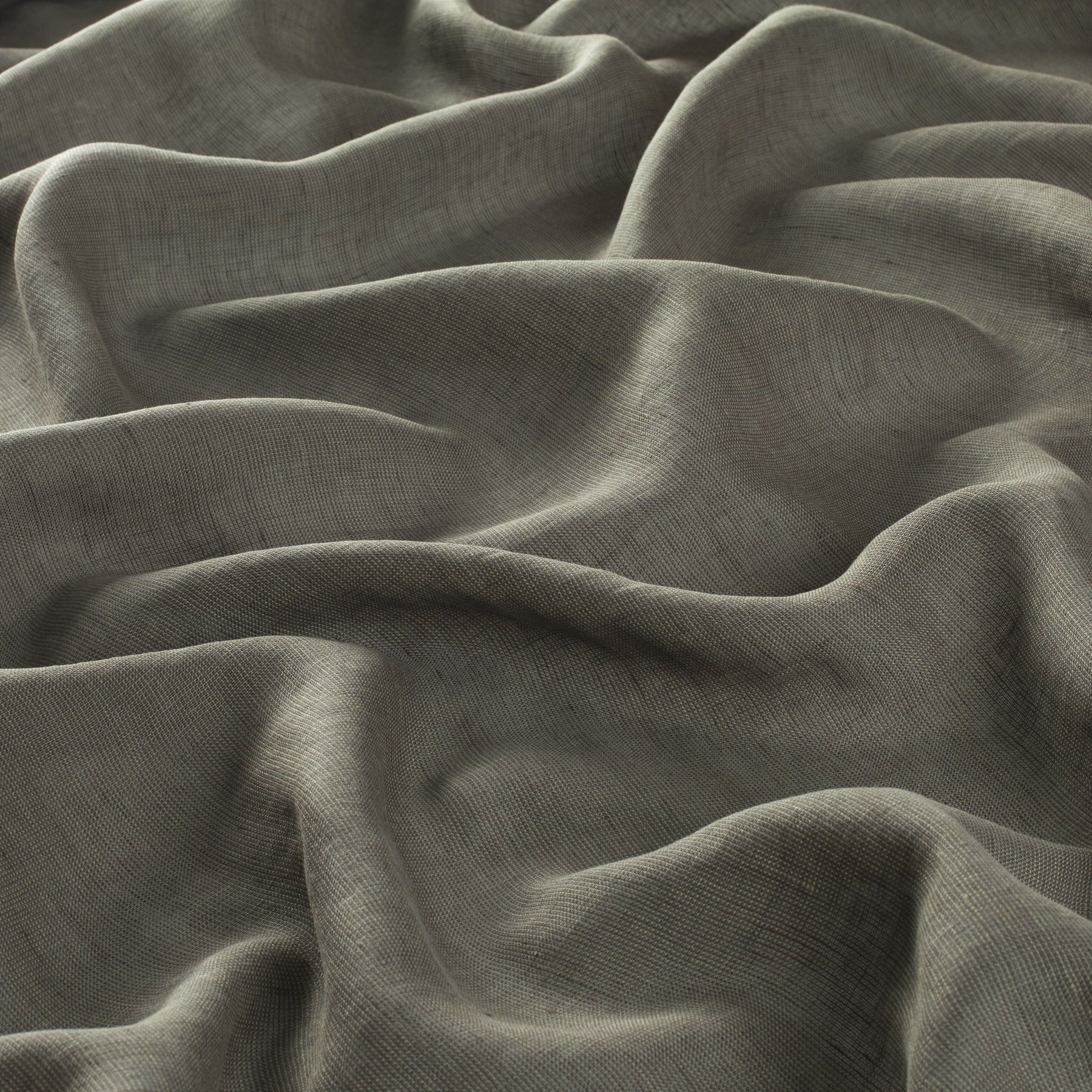 Ch2451 024 Sutton House Gardinenstoff Leinen Meterware Braun