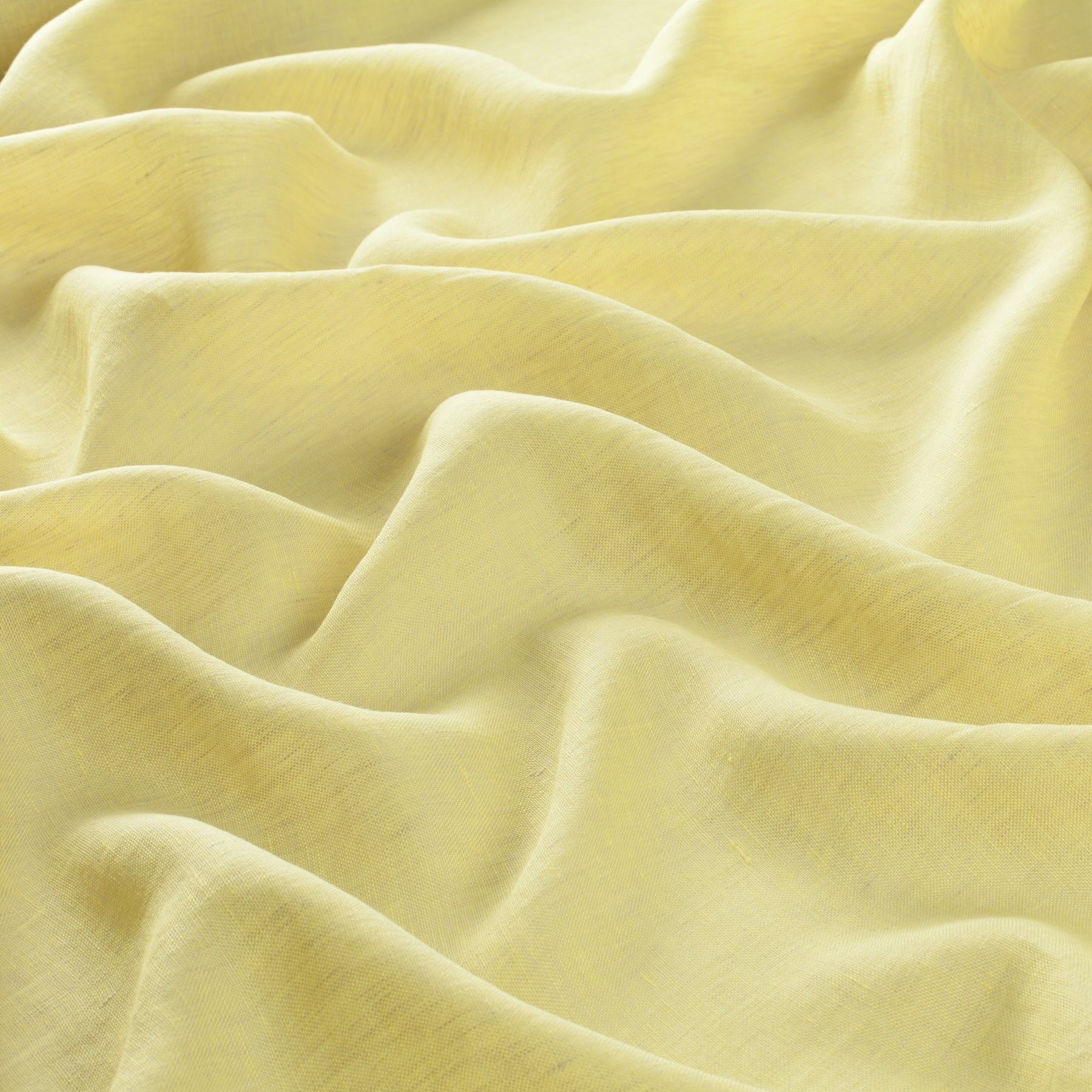 Ch2451 040 Sutton House Gardinenstoff Leinen Meterware Gelb