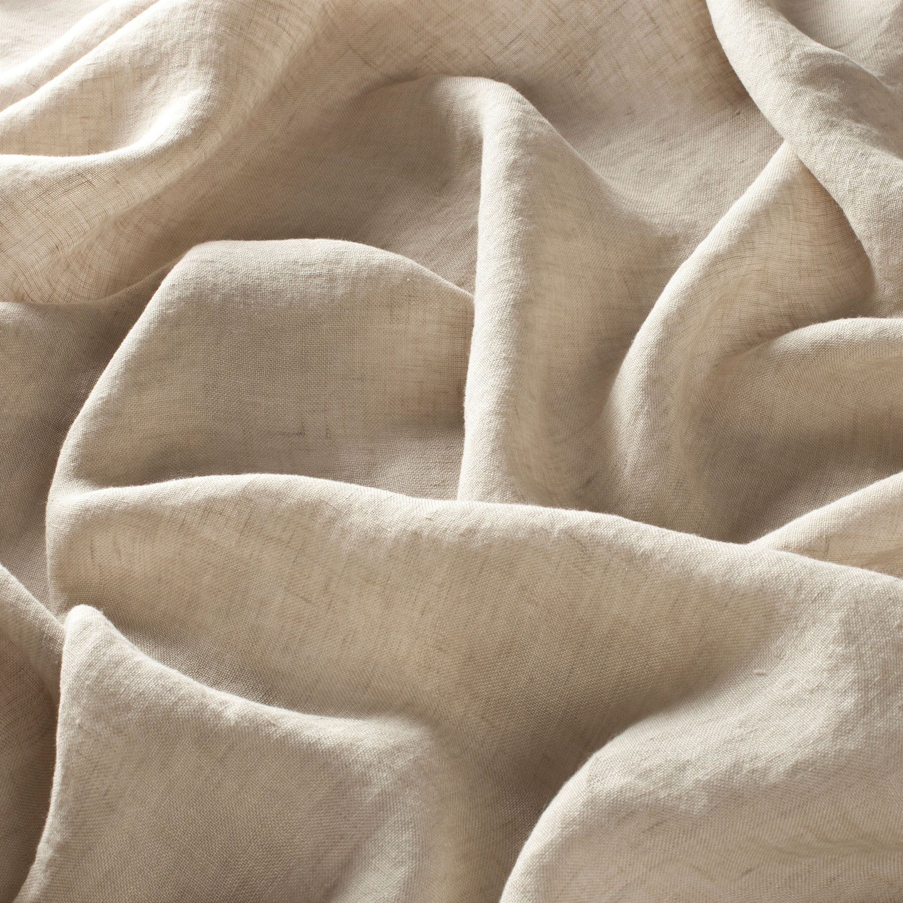 Ch2451 072 Sutton House Gardinenstoff Leinen Meterware Beige