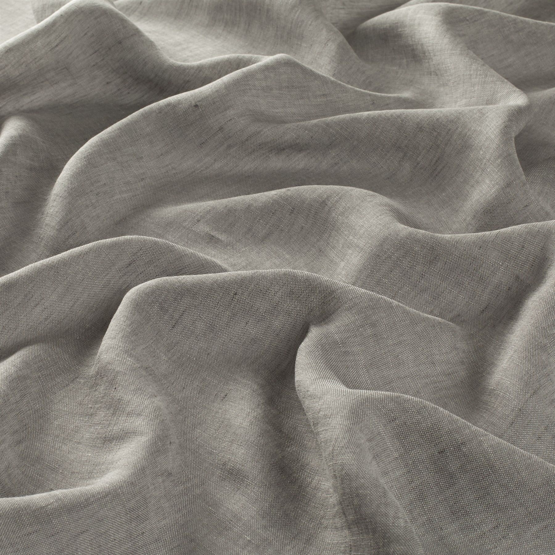 Ch2451 094 Sutton House Gardinenstoff Leinen Meterware Grau