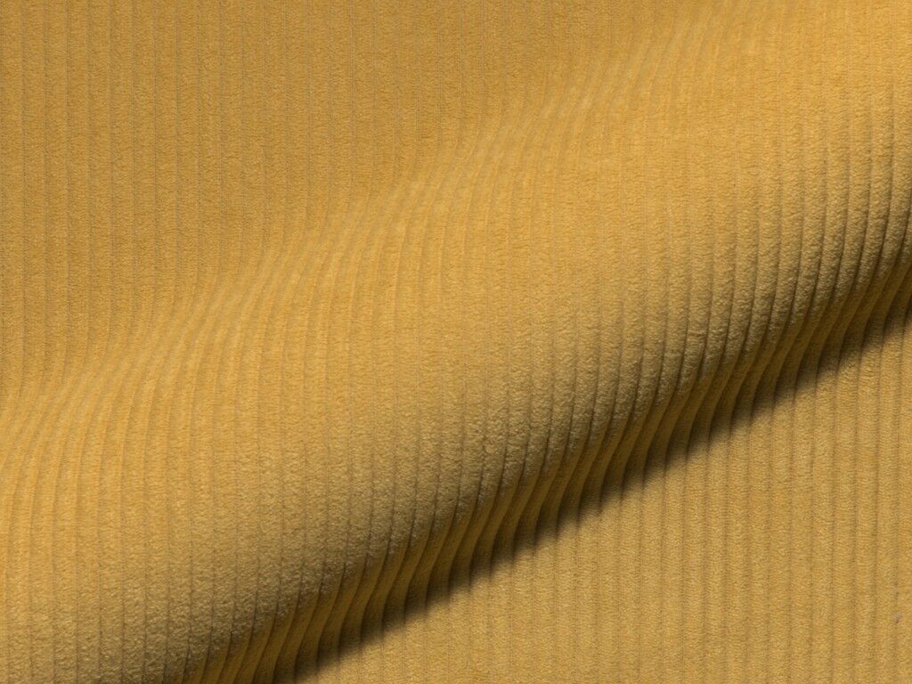 Aluna 245 Hoepke Polsterstoff Meterware Feincord Gelb Aluna 245 Hoepke Polsterstoff Meterware Feincord Gelb