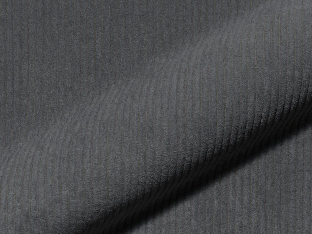 Aluna 257 Hoepke Polsterstoff Meterware Feinchord Grau