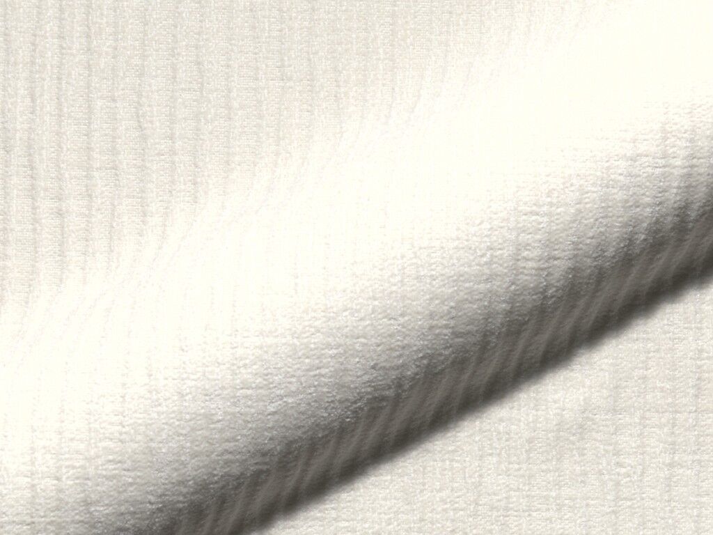 Eleni 200 Hoepke Polsterstoff Meterware Wellen Cord Weiss