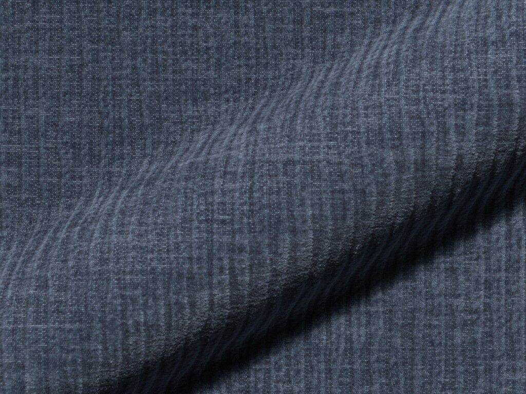 Eleni 213 Hoepke Polsterstoff Meterware Wellen Cord Blau