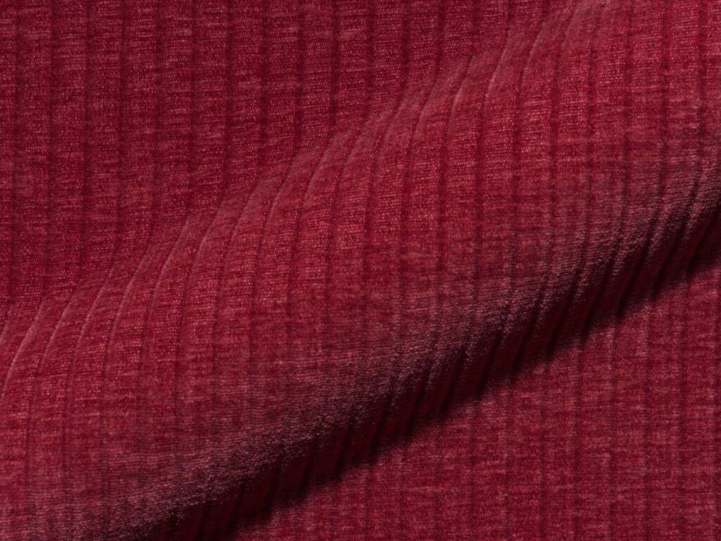 Leano 227 Hoepke Polsterstoff Meterware Breitcord Rot