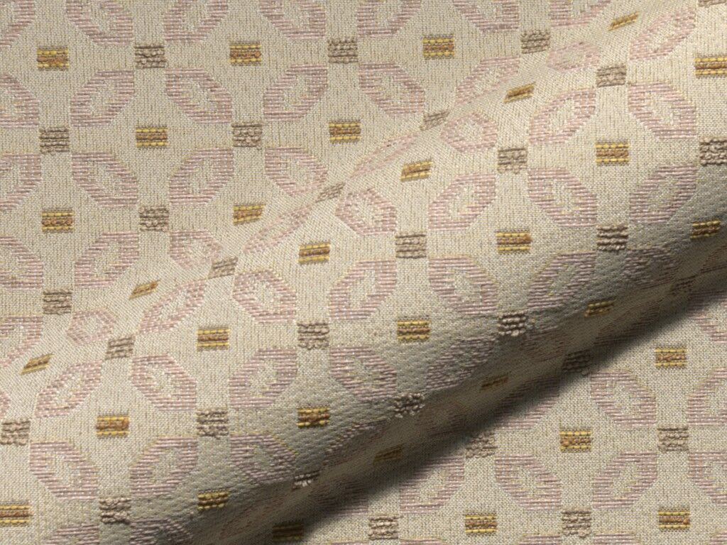 Matino 102 Hoepke Polsterstoff Meterware Landhausstil Gemustert Beige