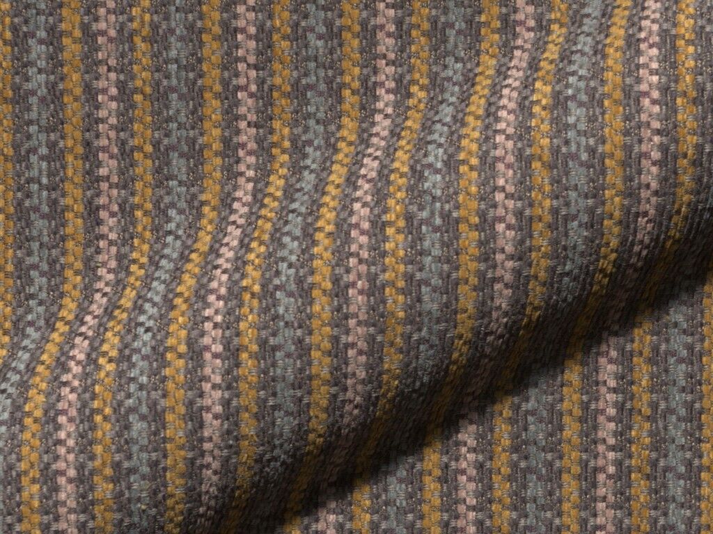 Ravello 111 Hoepke Polsterstoff Meterware Landhausstil Gestreift Braun