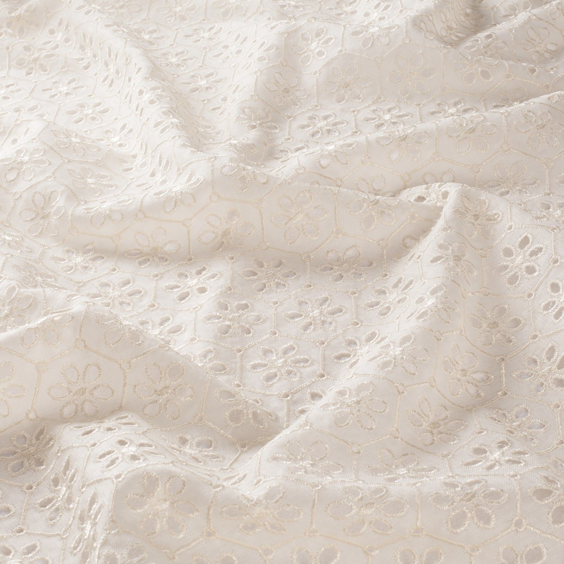 9 6029 070 Val Disere Jab Vorhangstoff Meterware Mit Blumenmuster Creme Beige