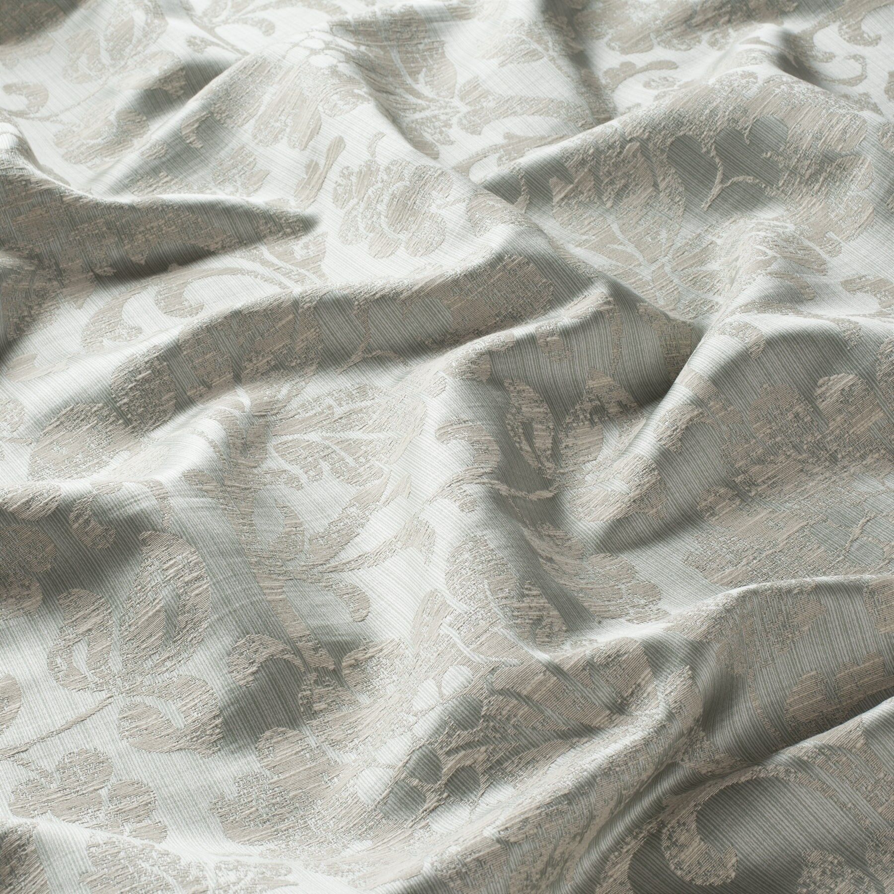 9 7893 030 Felici Jab Vorhangstoff Meterware Mit Blumenmuster Gruen