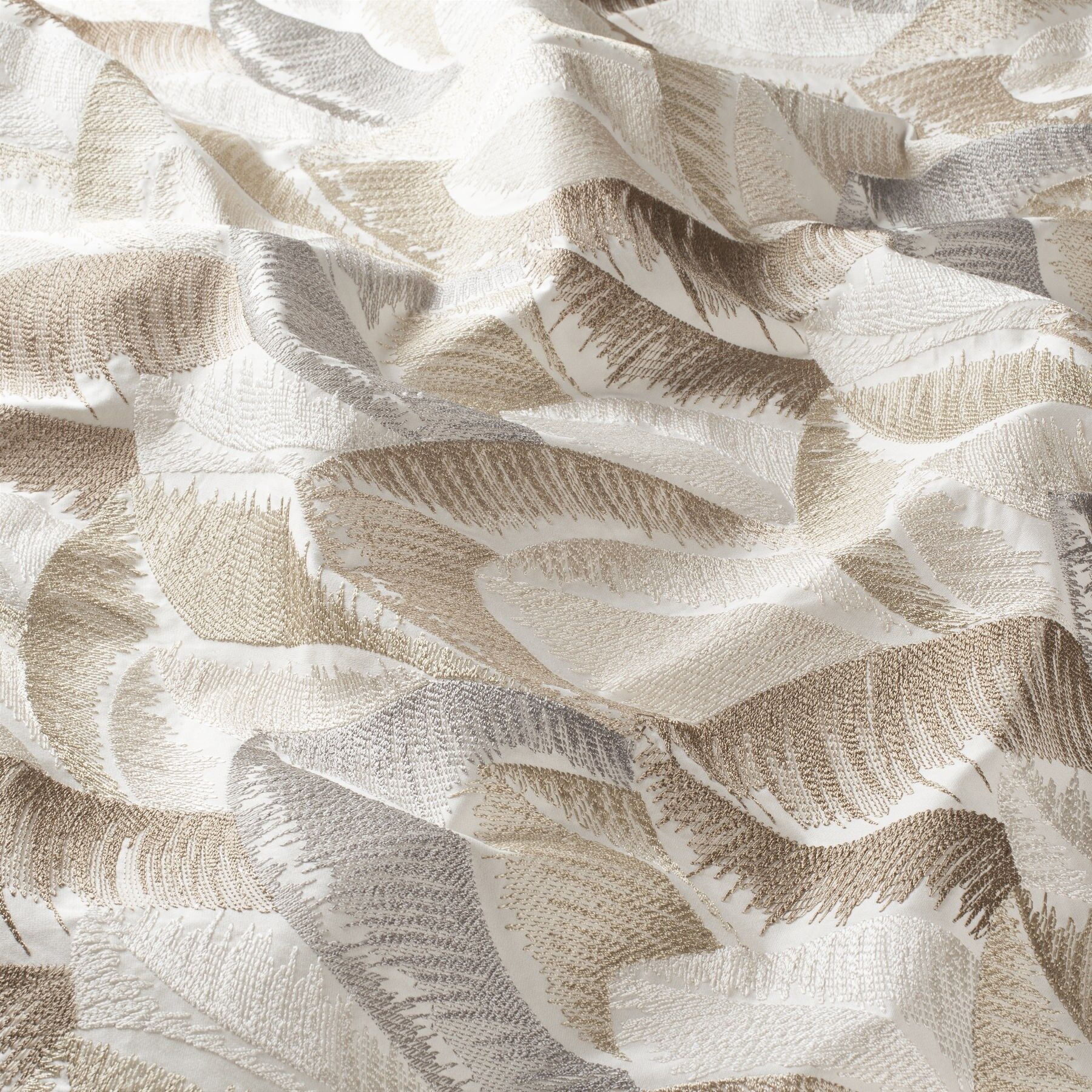 Ca1694 070 Magic Moments Jab Vorhangstoff Meterware Gemustert Beige