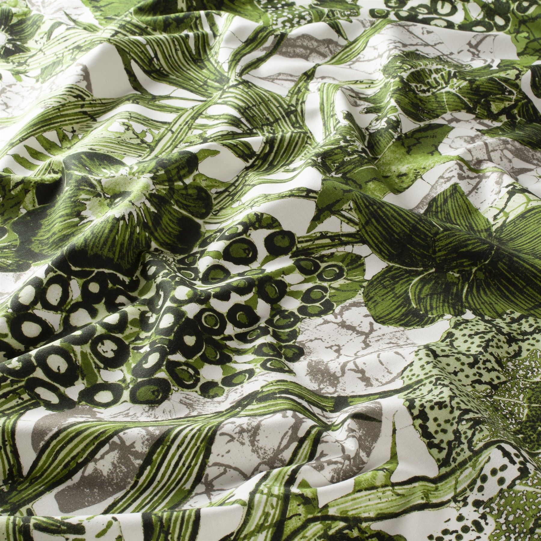 Ch3165 030 Greenhouse Jab Vorhangstoff Meterware Mit Blumenmuster Gruen