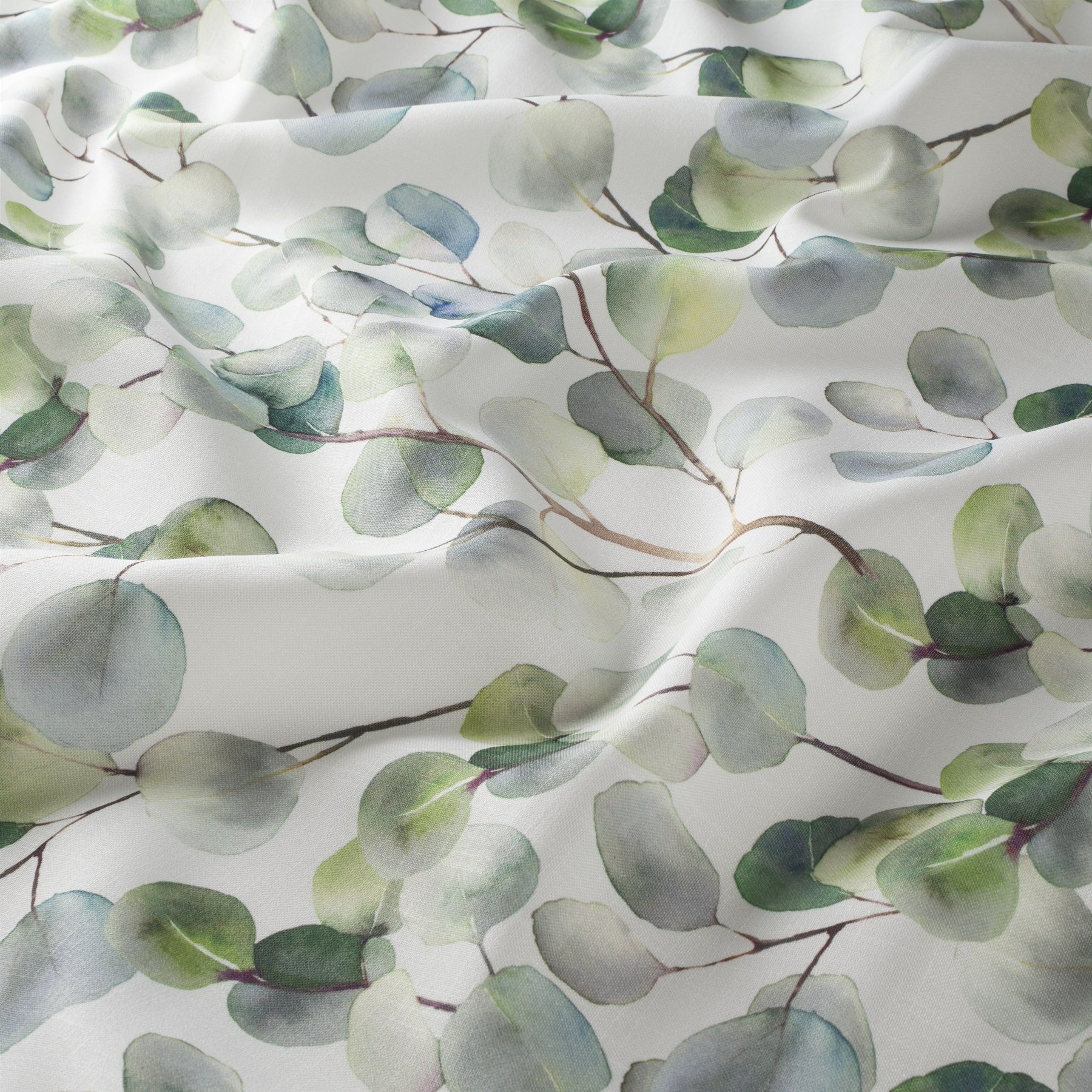 Gs1007 030 Kimi Jab Vorhangstoff Meterware Gemustert Gruen