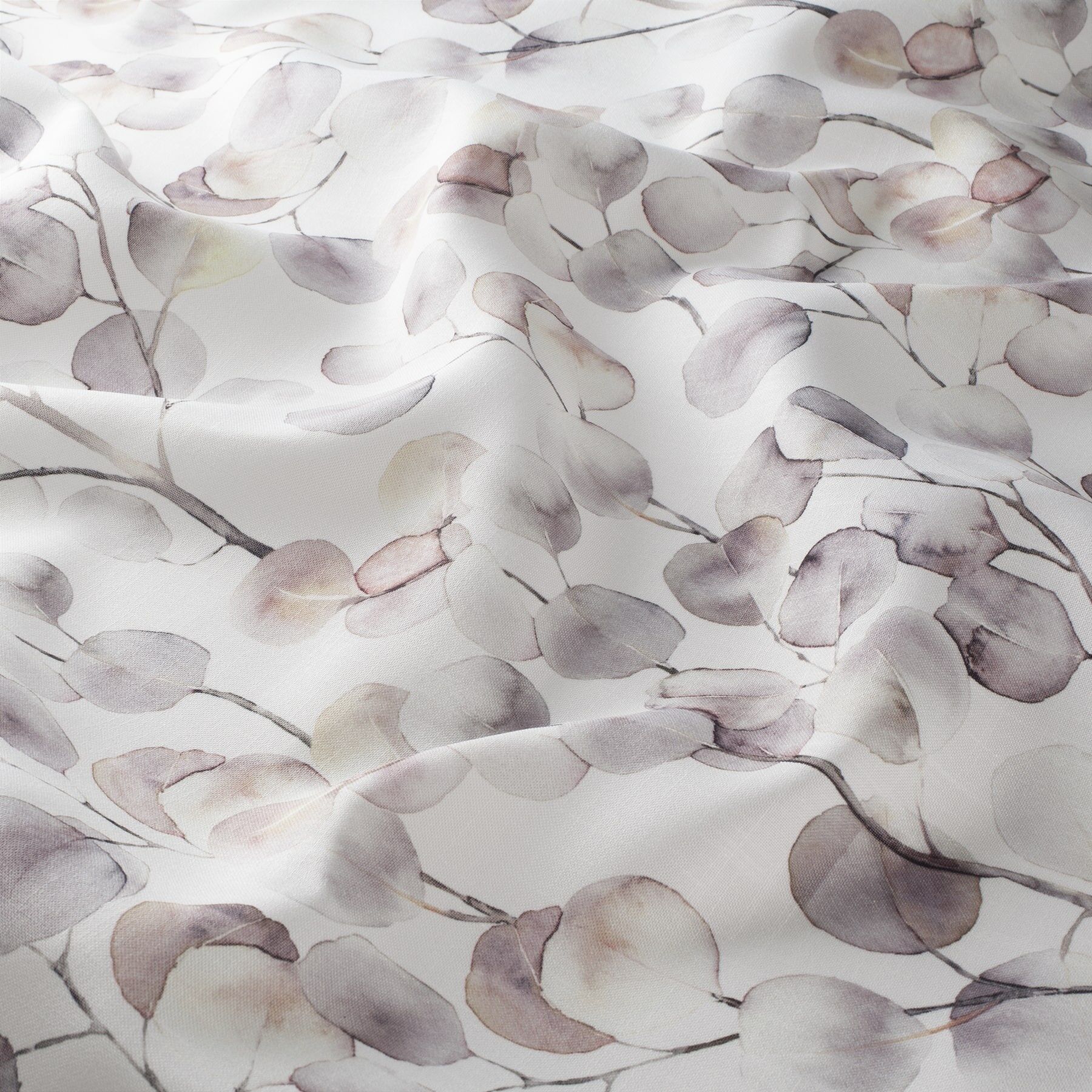 Gs1007 091 Kimi Jab Vorhangstoff Meterware Gemustert Grau