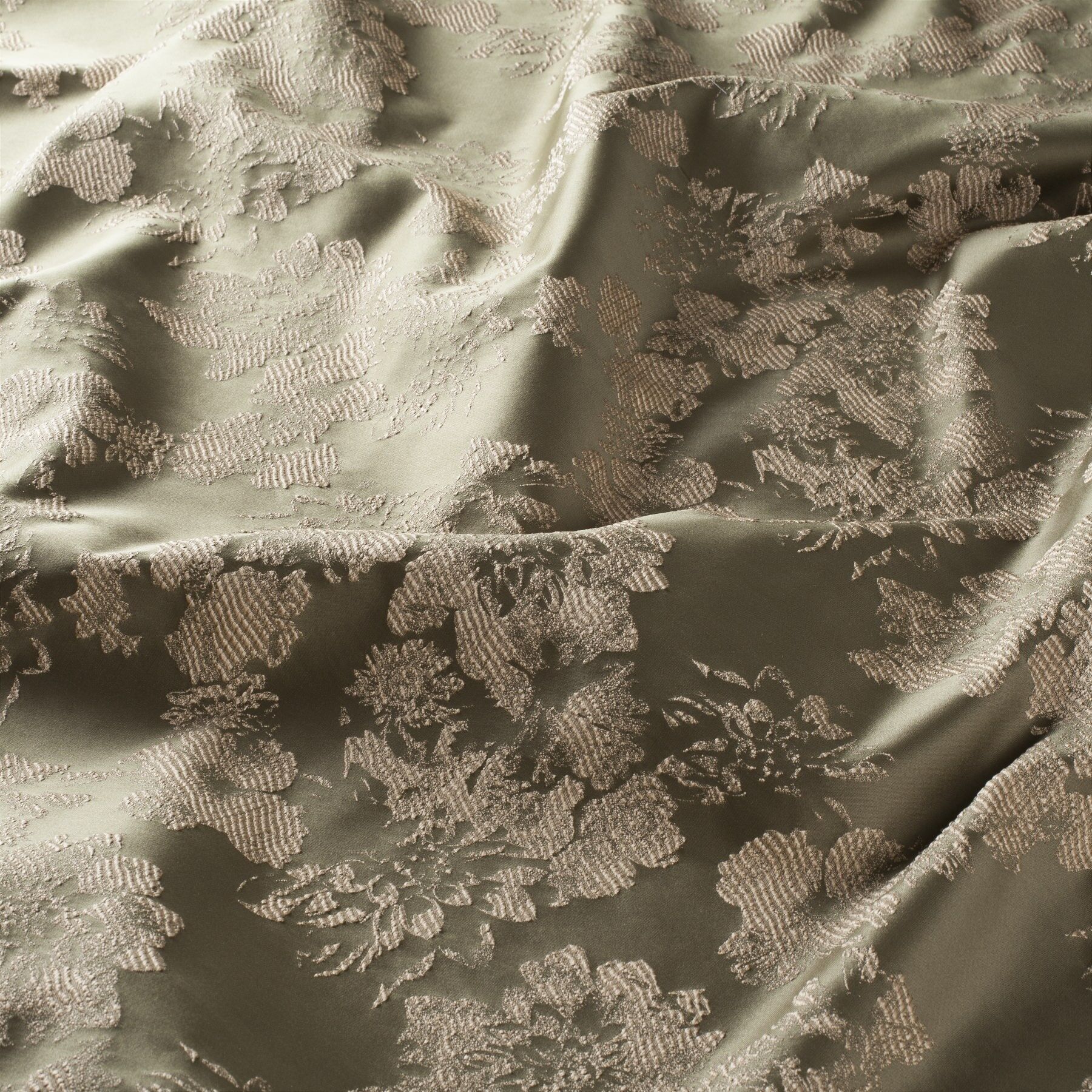 Ja7033 030 Chantilly Jab Vorhangstoff Meterware Gemustert Gruen