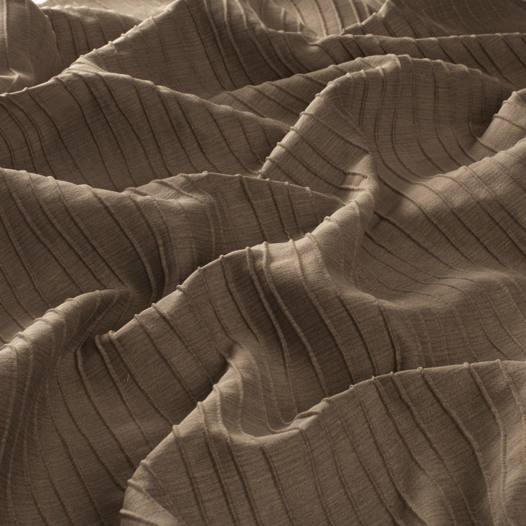 1 6968 020 Waterfall Jab Vorhangstoff Meterware Gemustert Braun