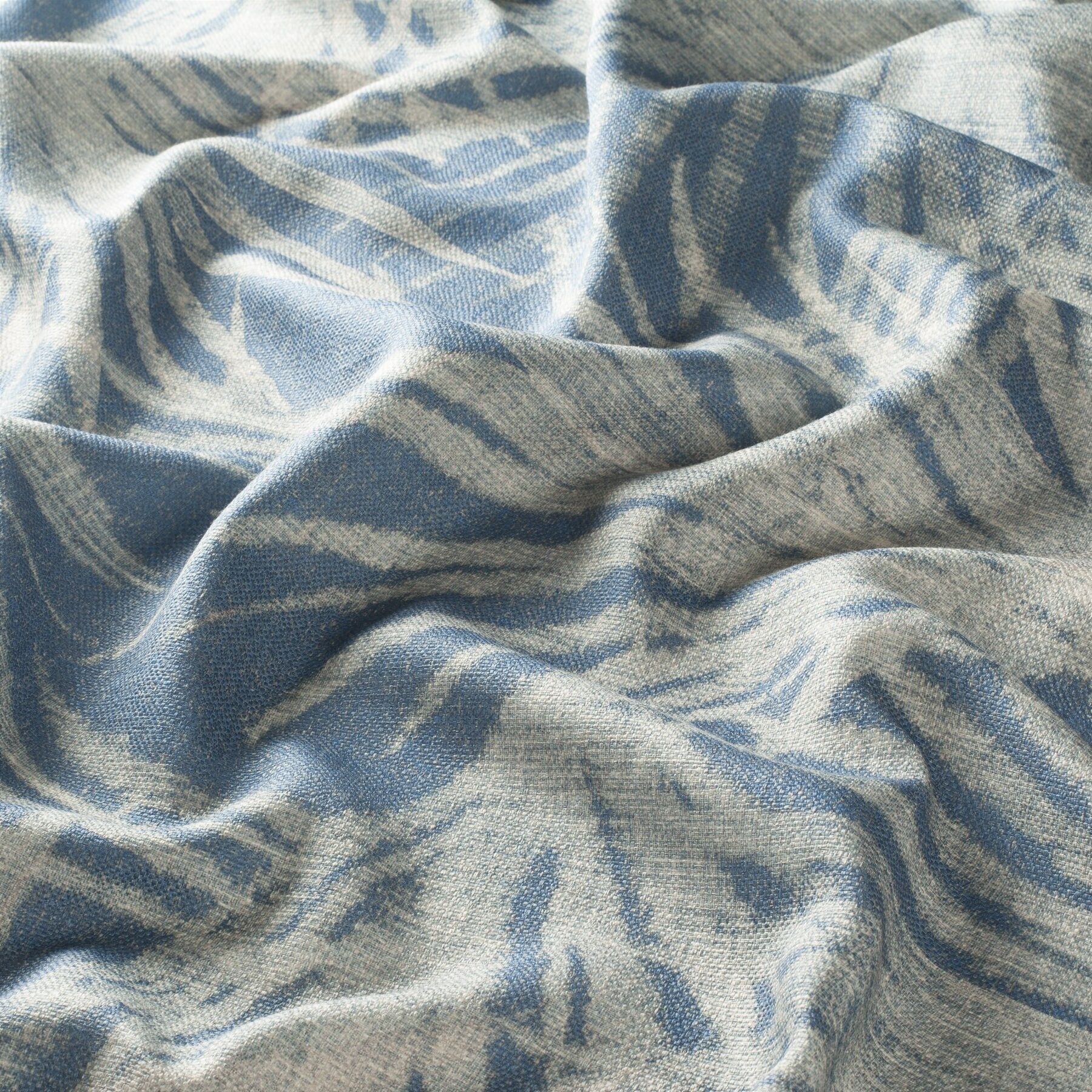 1 8897 050 Plants Jab Vorhangstoff Meterware Gemustert Blau 1 8897 050 Plants Jab Vorhangstoff Meterware Gemustert Blau