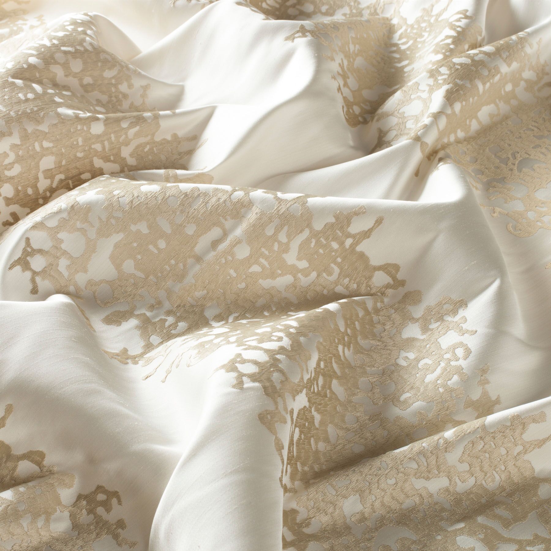 9 7487 071 Stromboli Jab Vorhangstoff Meterware Gemustert Creme Beige