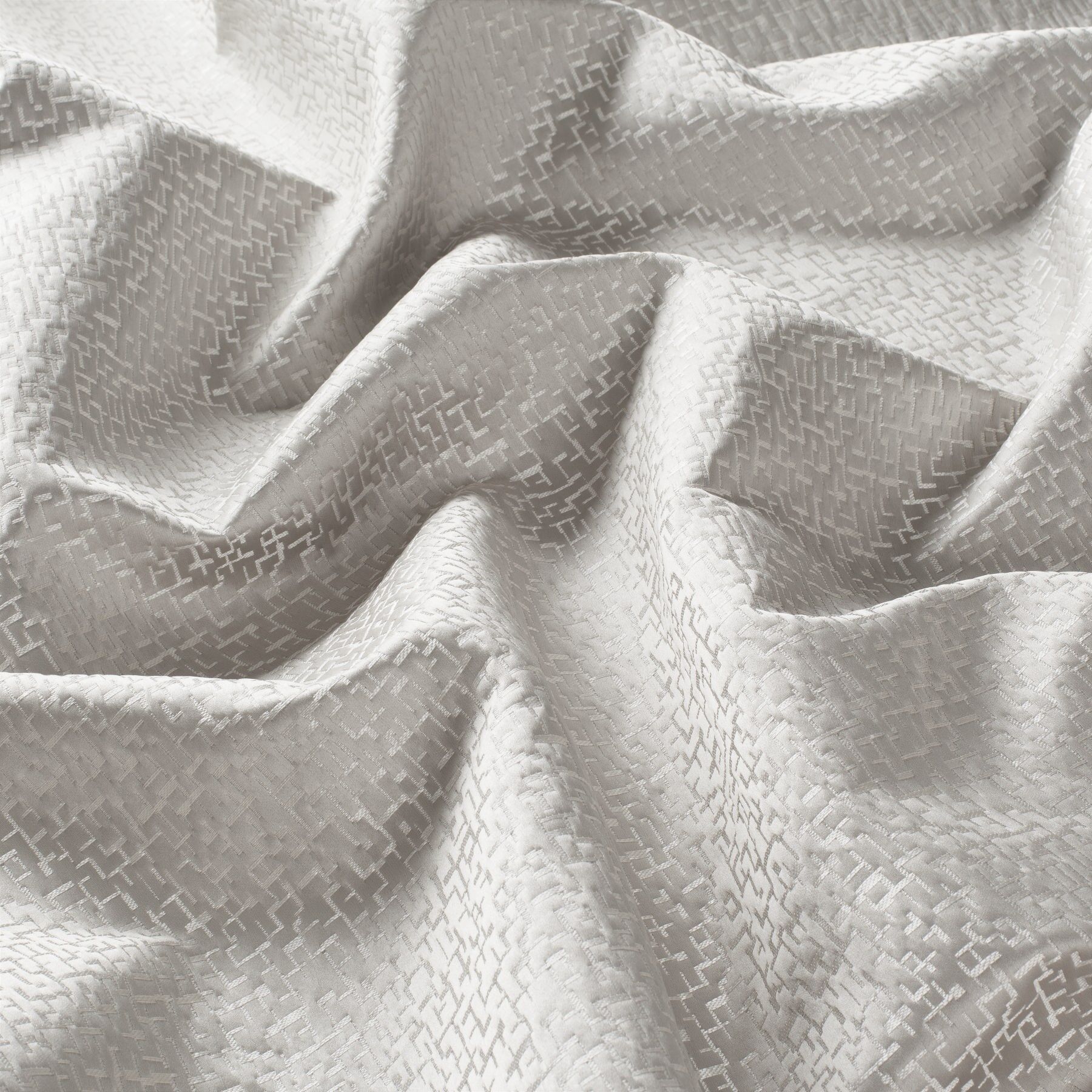 9 7738 091 Bana Jab Vorhangstoff Meterware Gemustert Grau