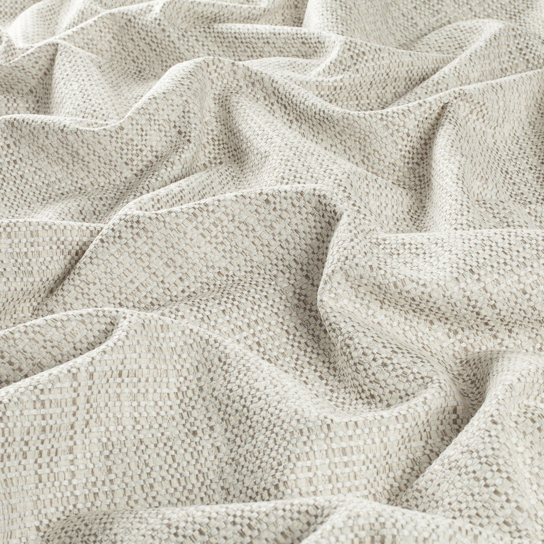 9 7867 070 Halifax Jab Vorhangstoff Meterware Gemustert Weiss