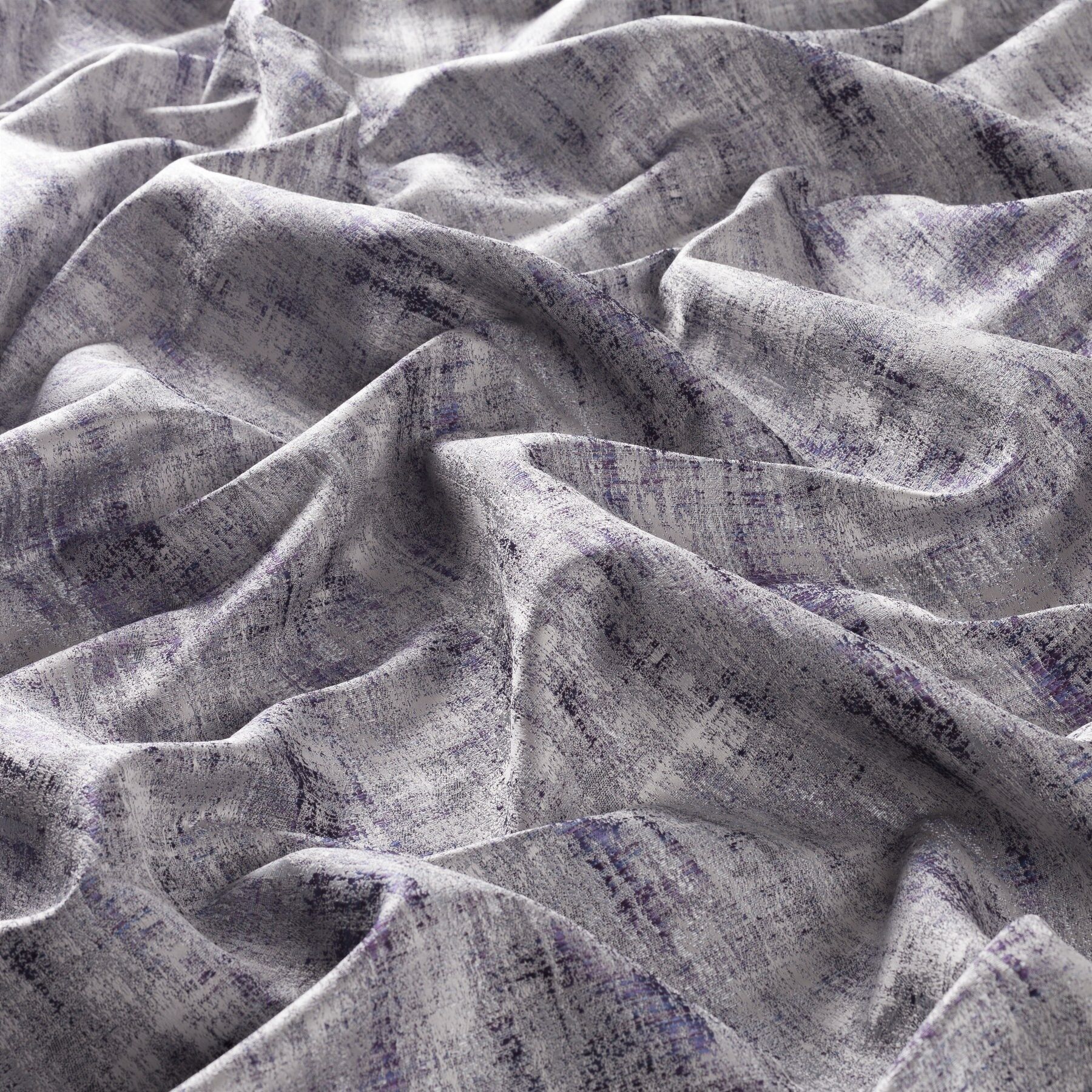 9 7877 081 Kalahari Jab Vorhangstoff Meterware Gemustert Lila