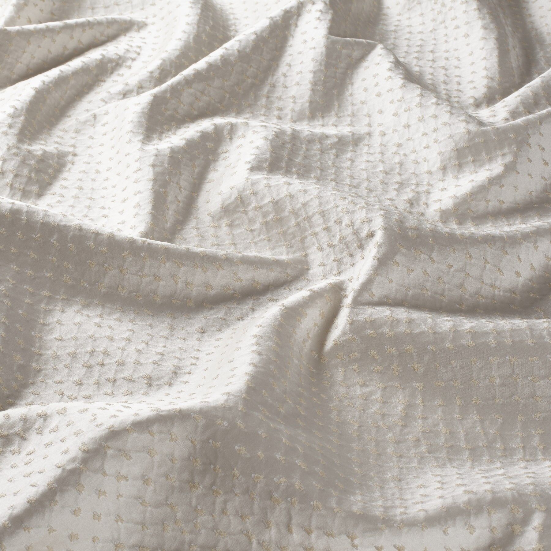 9 7888 070 Pardo Jab Vorhangstoff Meterware Gemustert Weiss