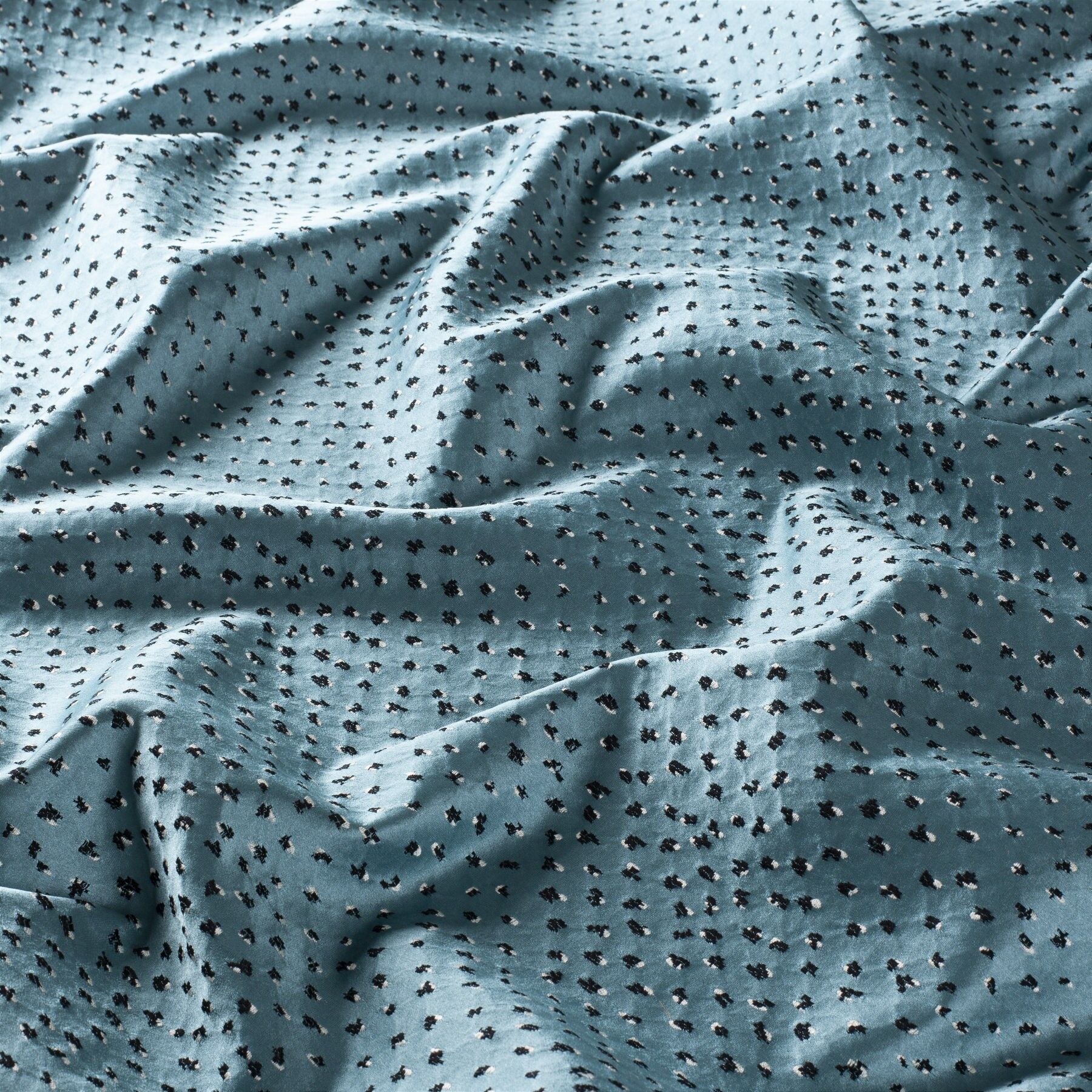 9 7888 080 Pardo Jab Vorhangstoff Meterware Gemustert Tuerkis