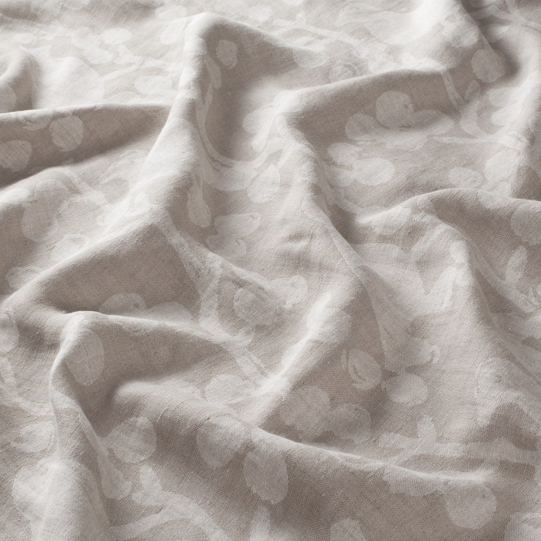 9 7892 070 Sorba Jab Vorhangstoff Meterware Gemustert Beige