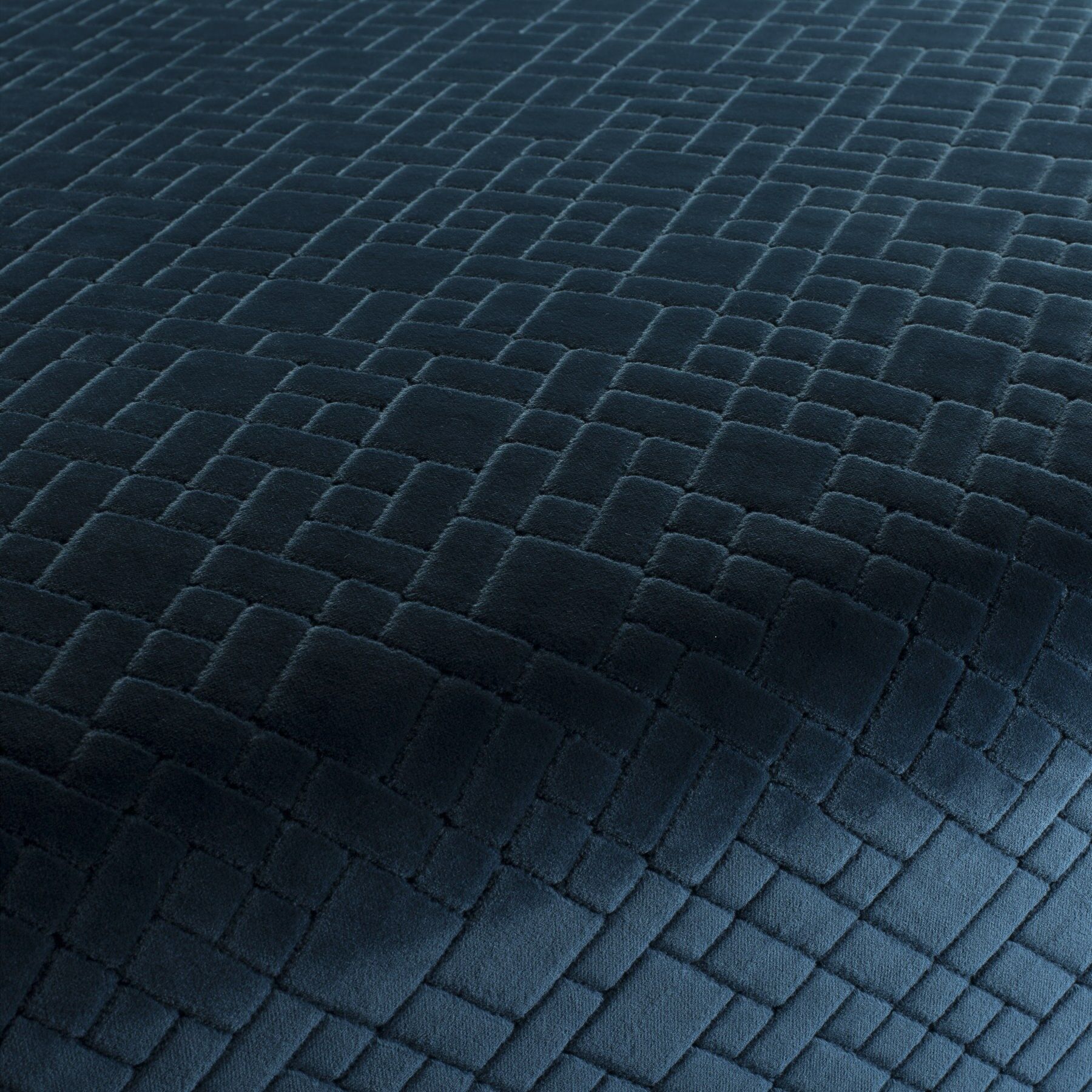 Ca1461 050 Astratto Jab Vorhangstoff Meterware Gemustert Blau