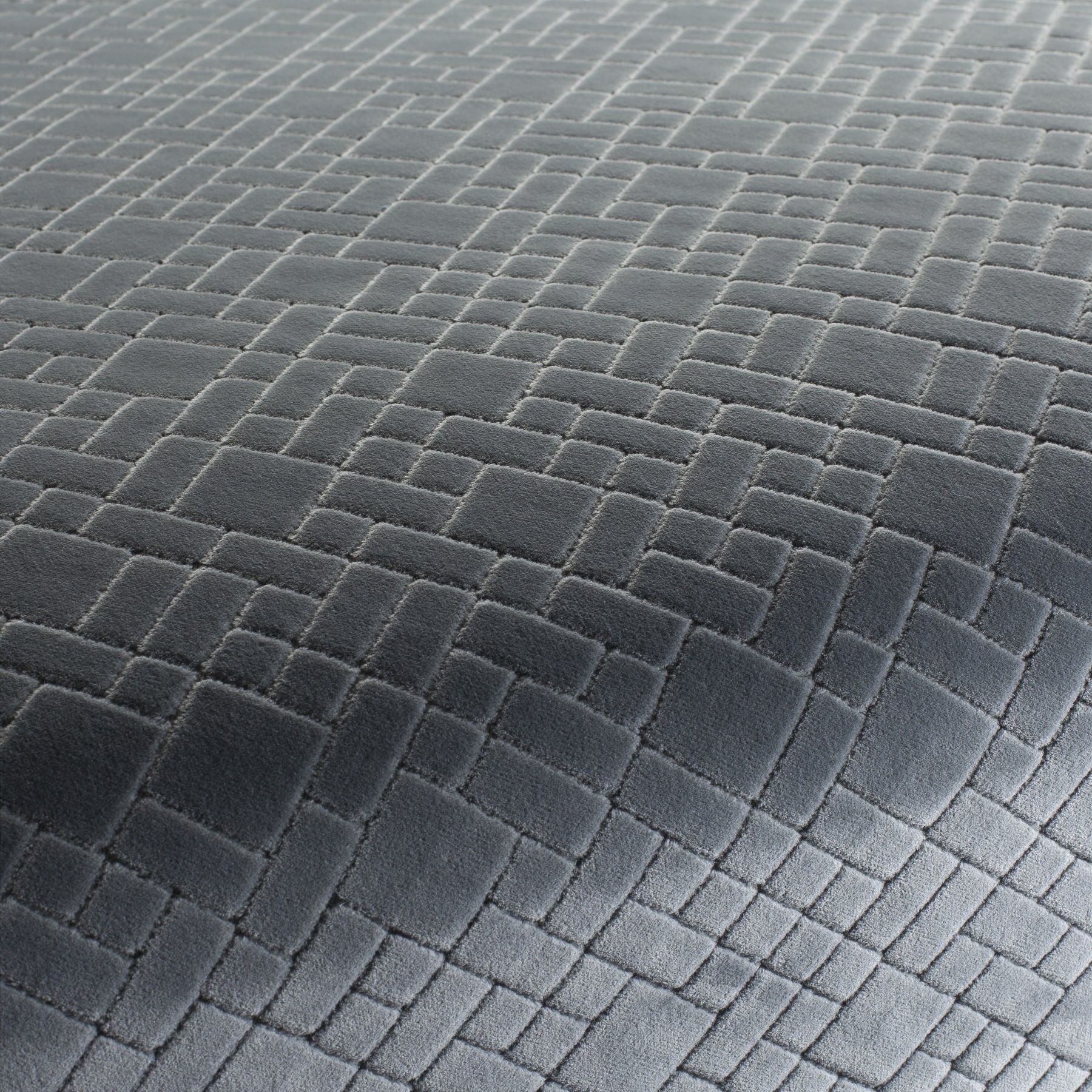 Ca1461 051 Astratto Jab Vorhangstoff Meterware Gemustert Blau Grau