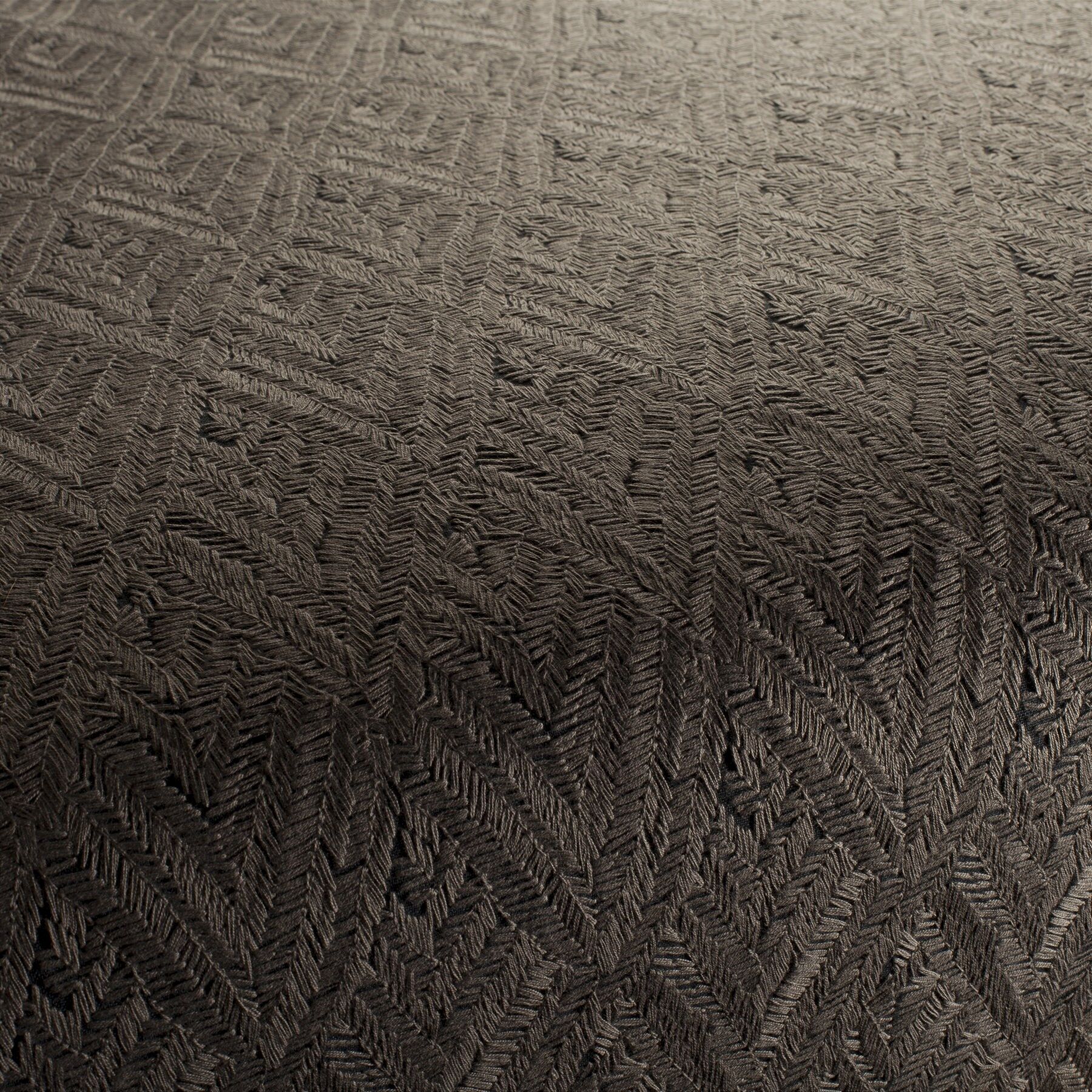 Ca1514 020 Adam And Eve Jab Vorhangstoff Meterware Gemustert Braun