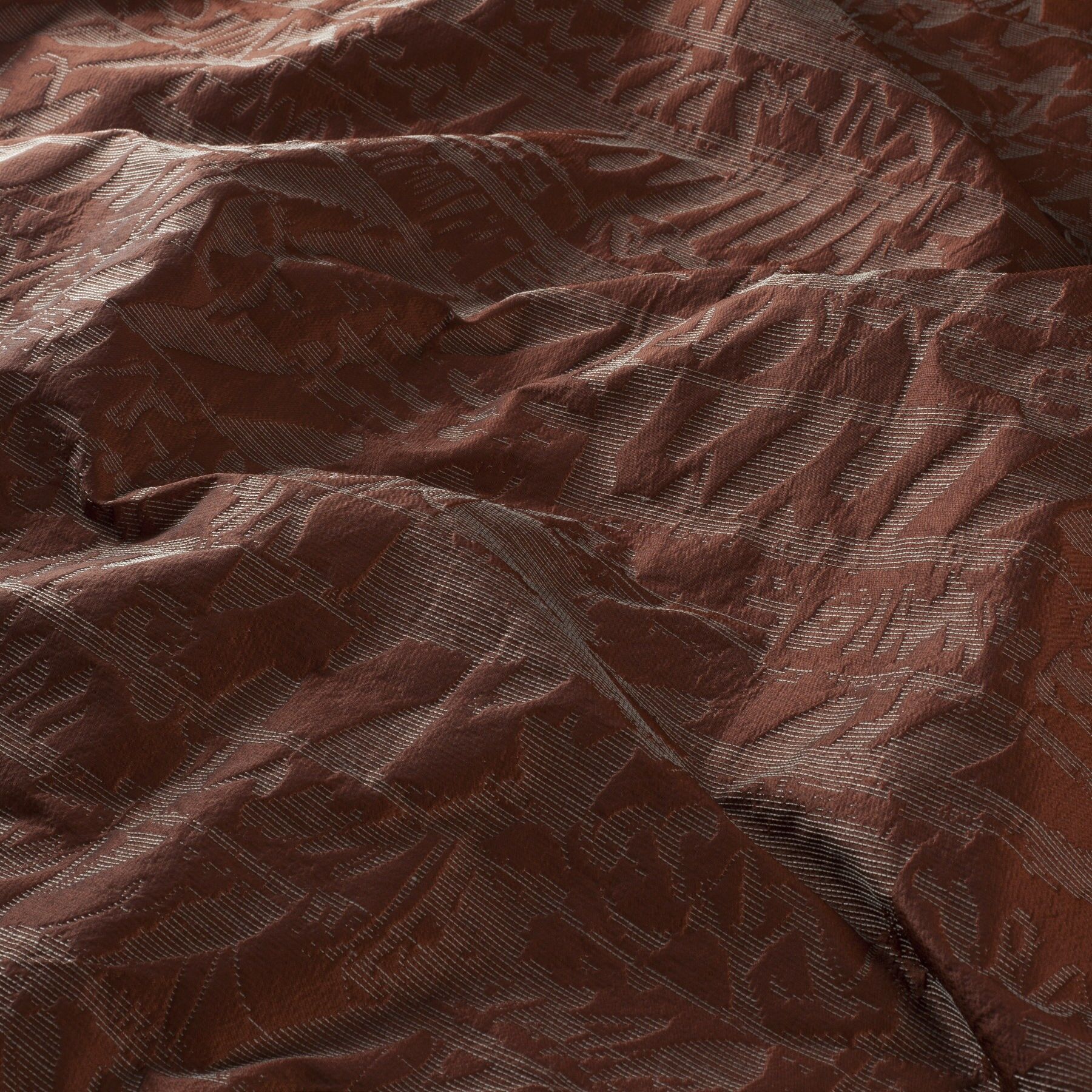 Ca1722 061 Botanical Heart Jab Vorhangstoff Meterware Gemustert Orange