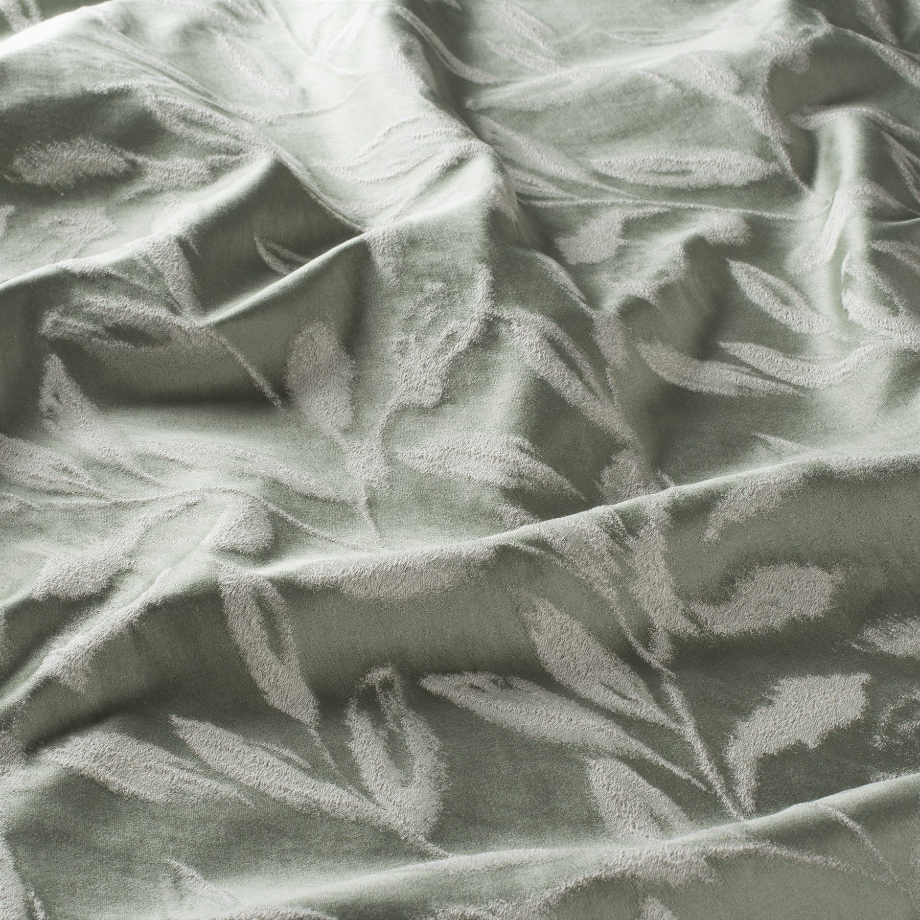 Ja7102 031 Brace Jab Vorhangstoff Meterware Gemustert Gruen