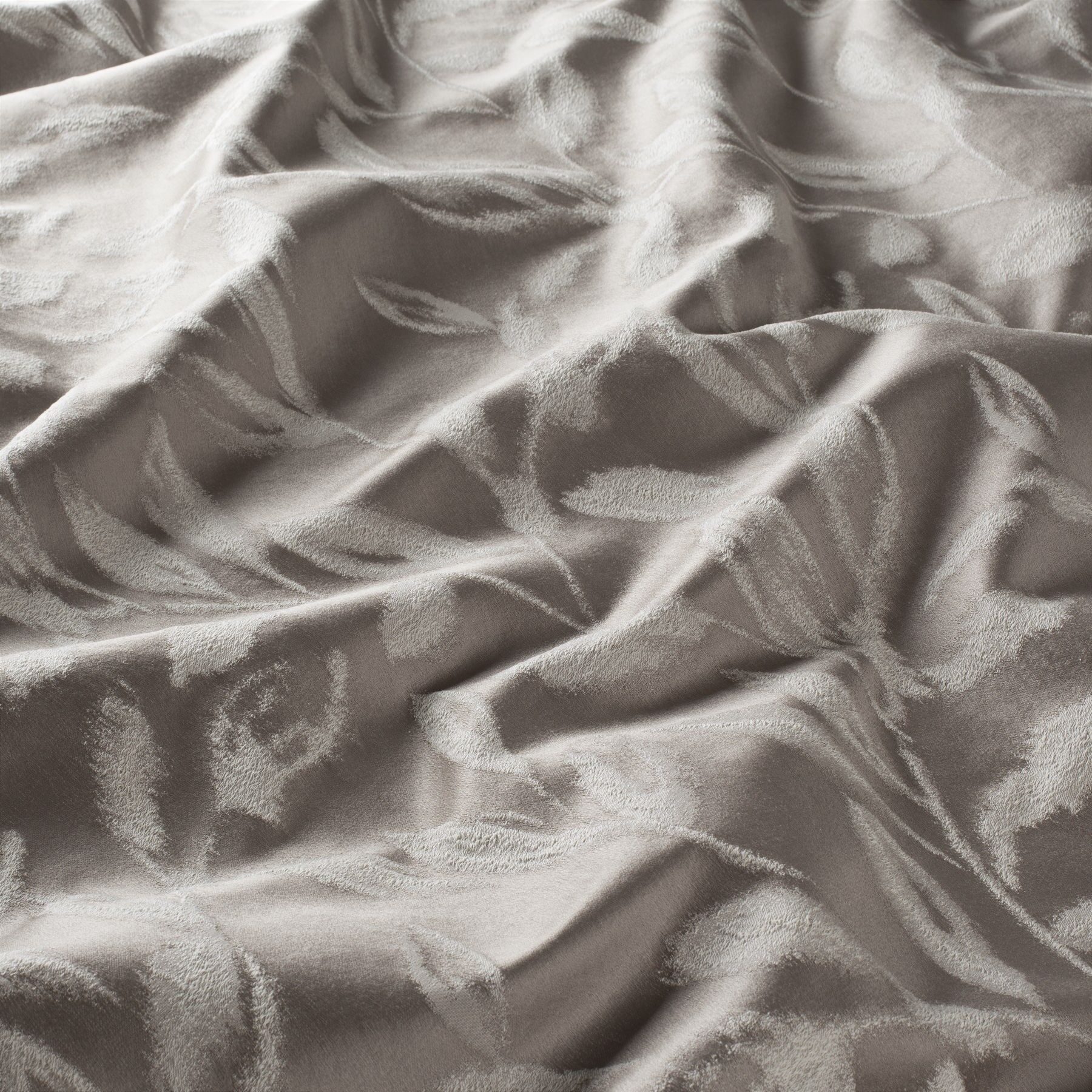 Ja7102 092 Brace Jab Vorhangstoff Meterware Gemustert Grau