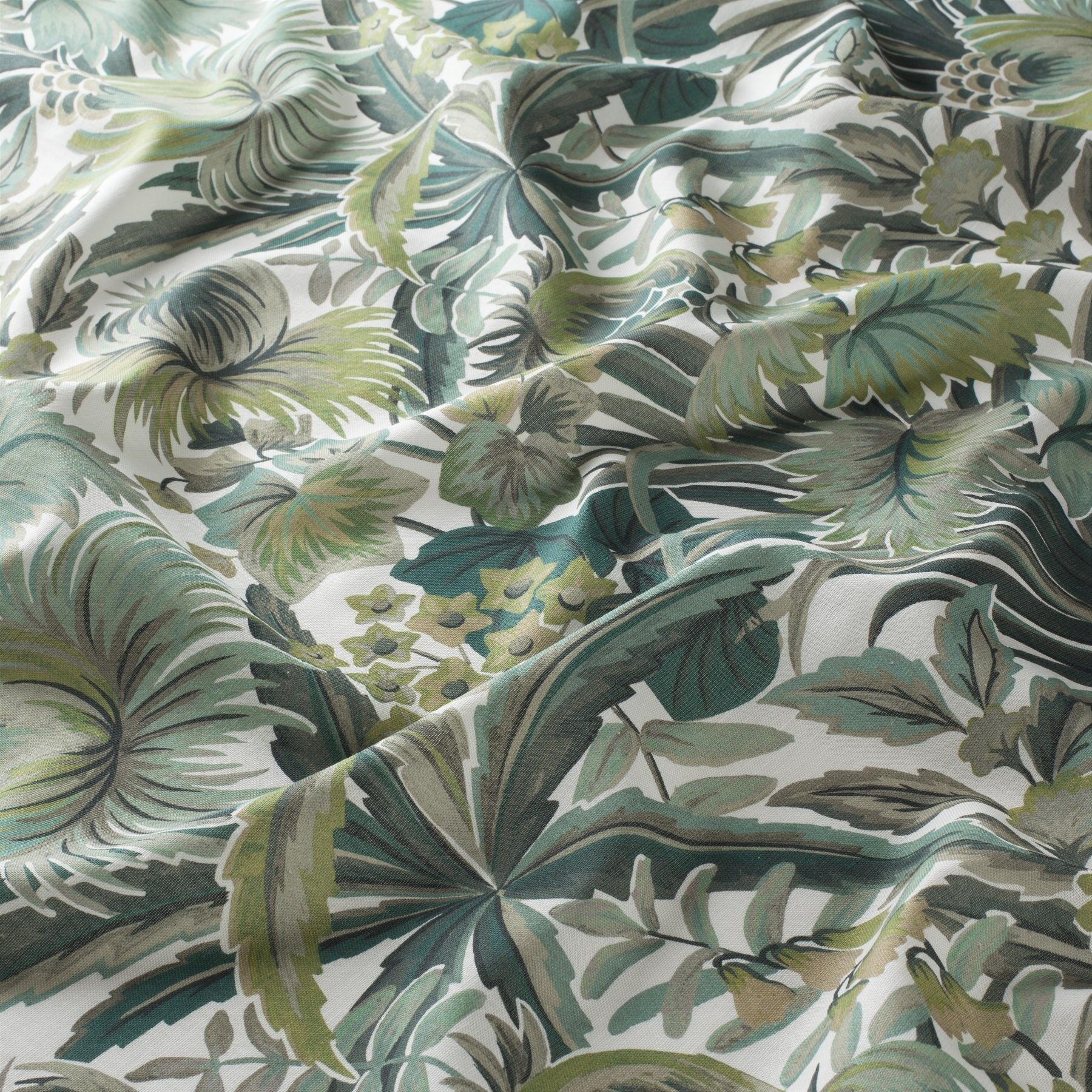 Ja8062 031 Exotico Jab Vorhangstoff Meterware Gemustert Gruen