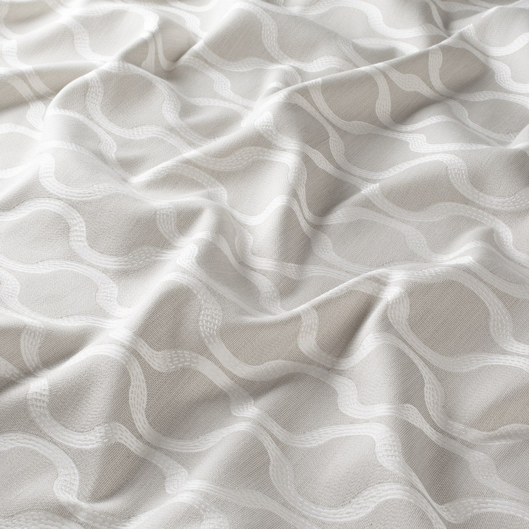 8 1905 091 Esbjerg Jab Vorhangstoff Meterware Gemustert Beige