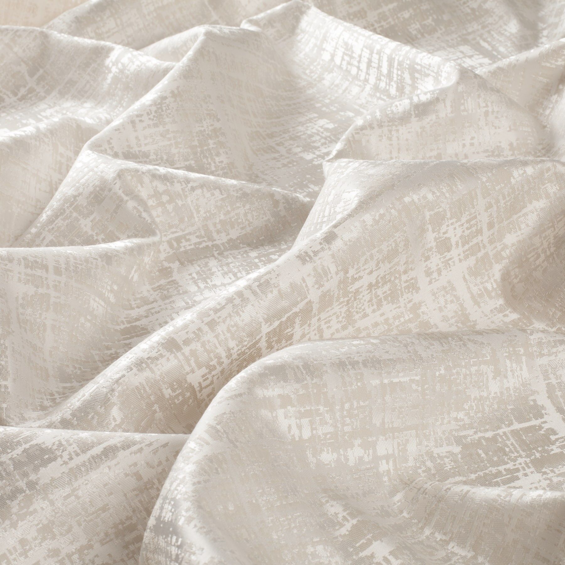 9 7732 070 Catwalk Jab Vorhangstoff Meterware Gemustert Creme Beige