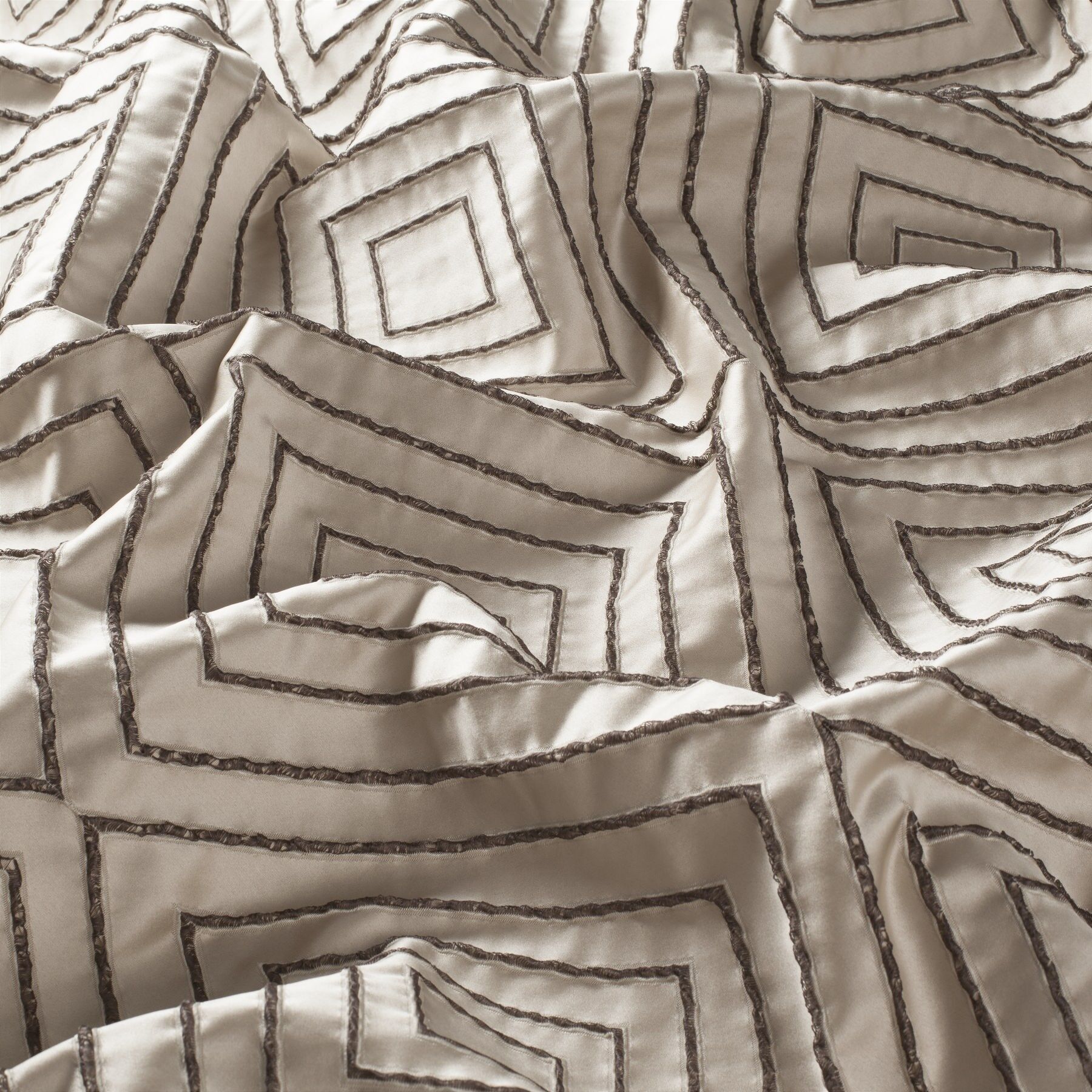 9 7790 071 Rombico Jab Vorhangstoff Meterware Gemustert Beige