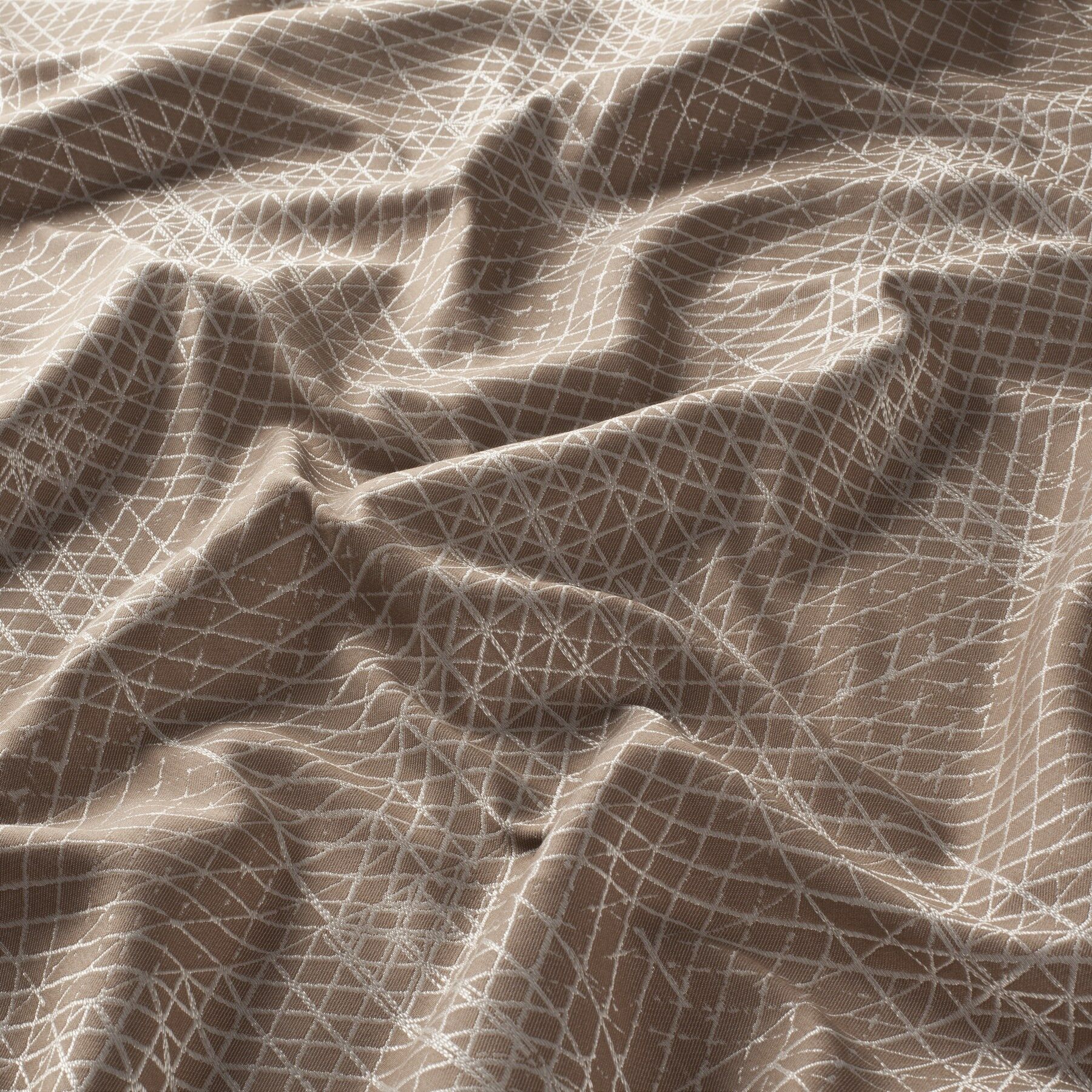 9 7924 020 Ice Crystal Jab Vorhangstoff Meterware Gemustert Braun 9 7924 020 Ice Crystal Jab Vorhangstoff Meterware Gemustert Braun