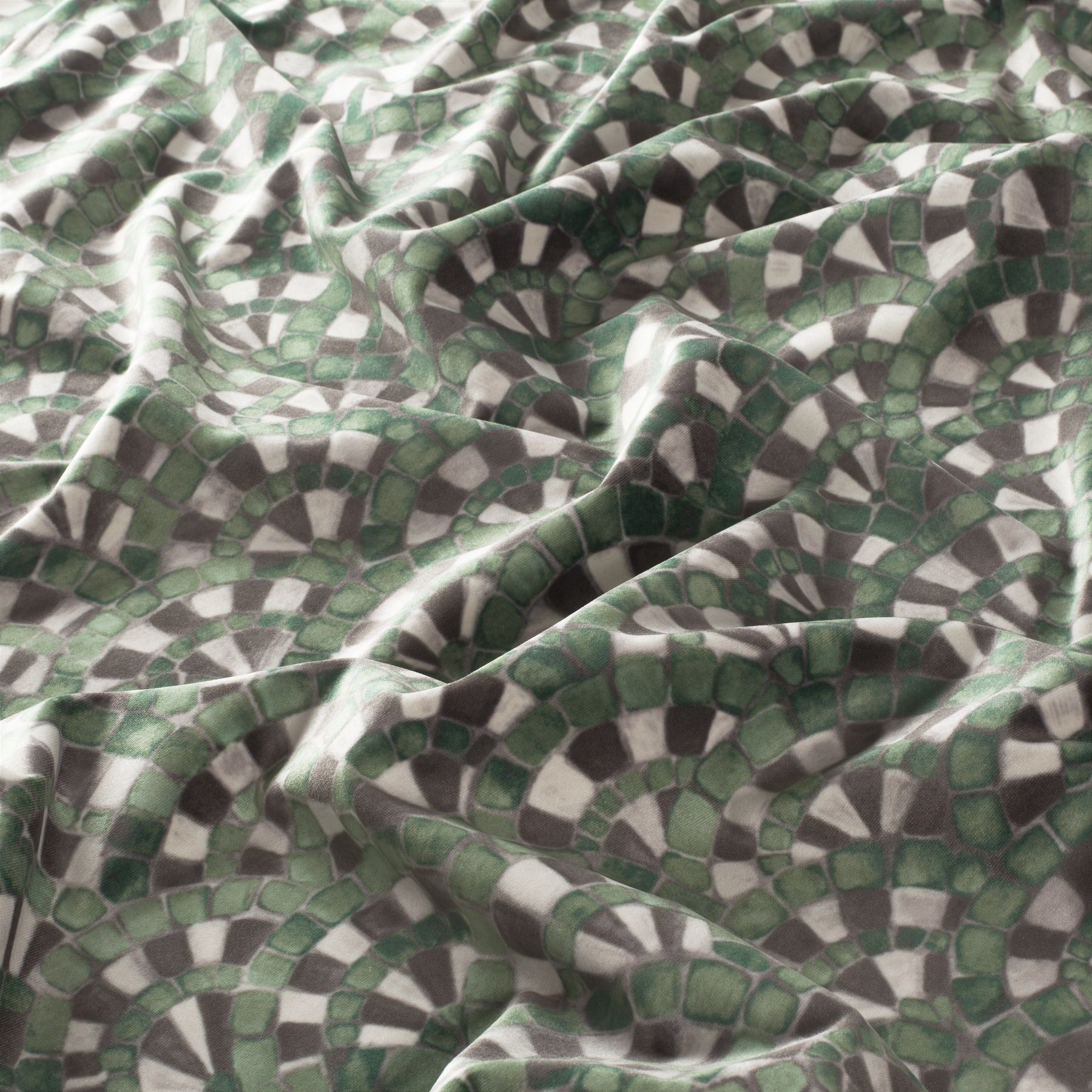 Ca1545 031 Magic Empire Jab Vorhangstoff Meterware Gemustert Gruen