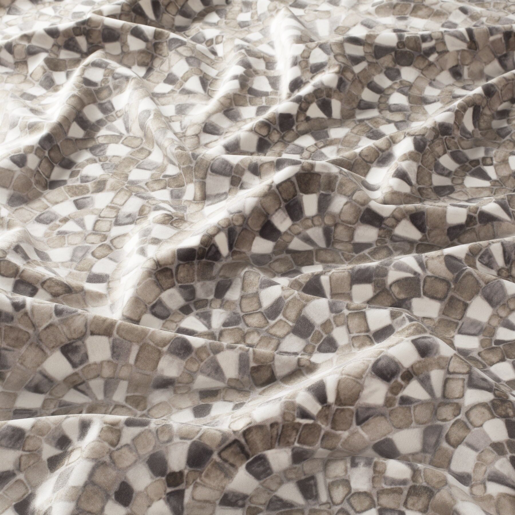 Ca1545 091 Magic Empire Jab Vorhangstoff Meterware Gemustert Beige Braun