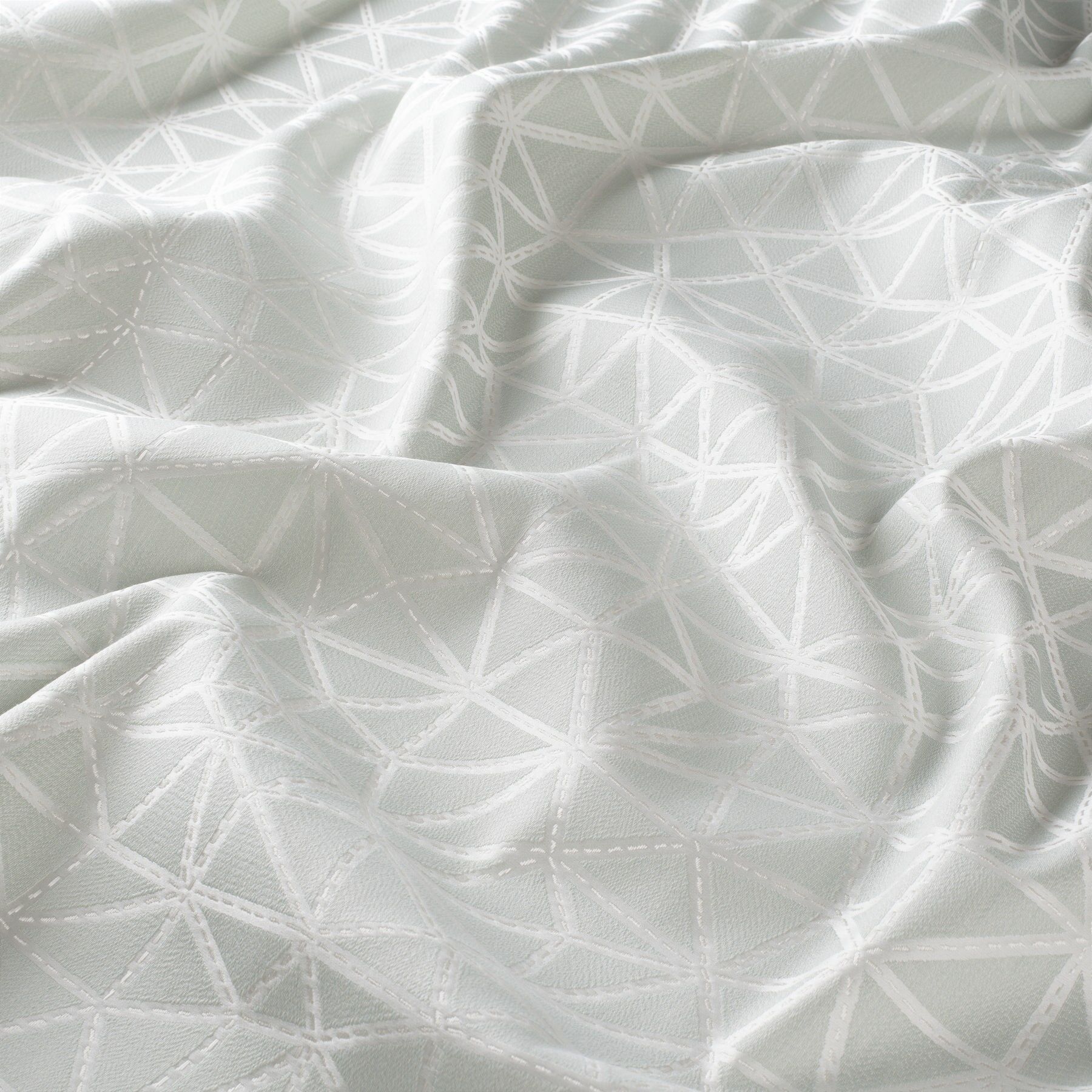 8 1904 080 Visby Jab Vorhangstoff Meterware Gemustert Tuerkis