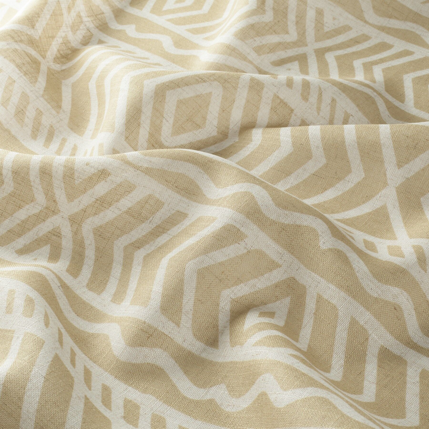 8 1911 040 Sambesi Jab Vorhangstoff Meterware Gemustert Gelb