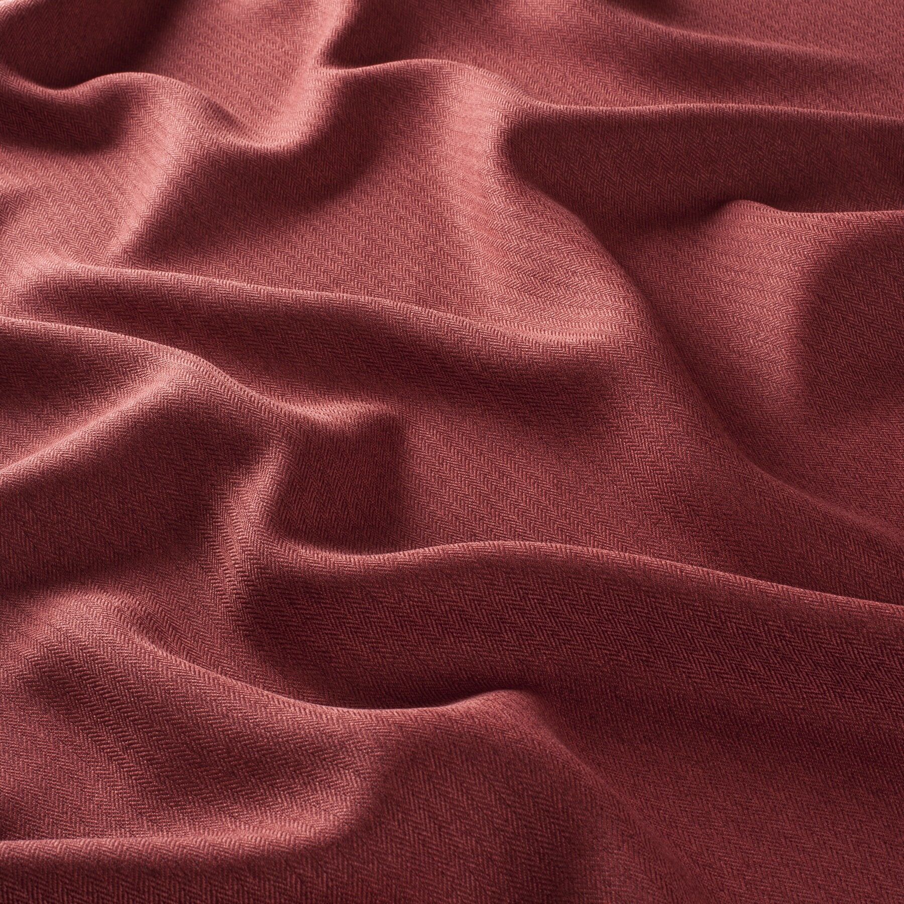 9 6043 011 Rigato Jab Vorhangstoff Meterware Rot