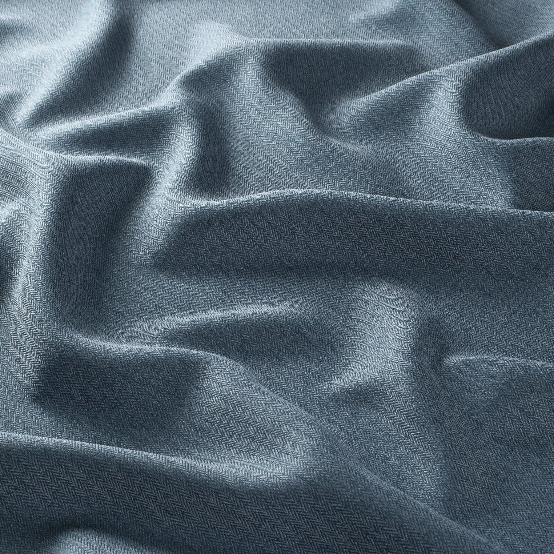 9 6043 052 Rigato Jab Vorhangstoff Meterware Blau