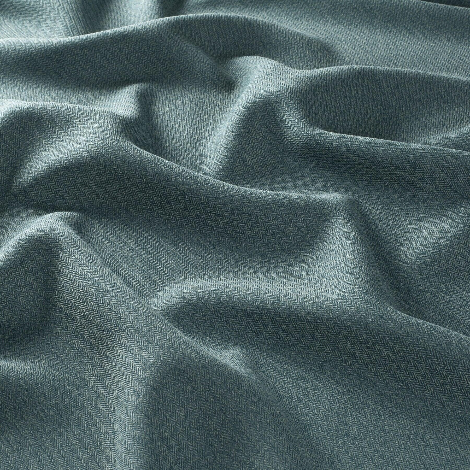 9 6043 083 Rigato Jab Vorhangstoff Meterware Tuerkis