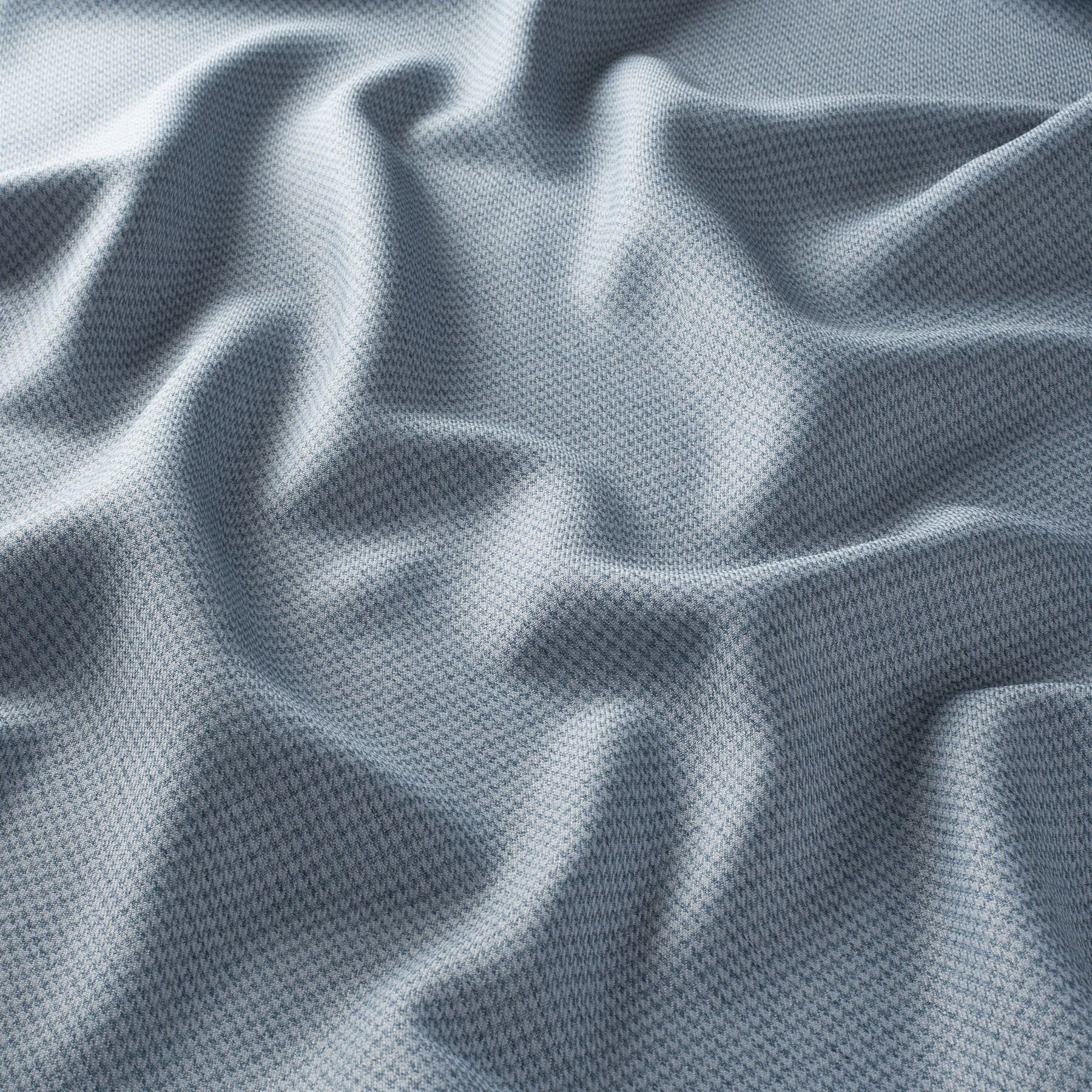 9 6055 052 Casella Jab Vorhangstoff Meterware Gemustert Blau